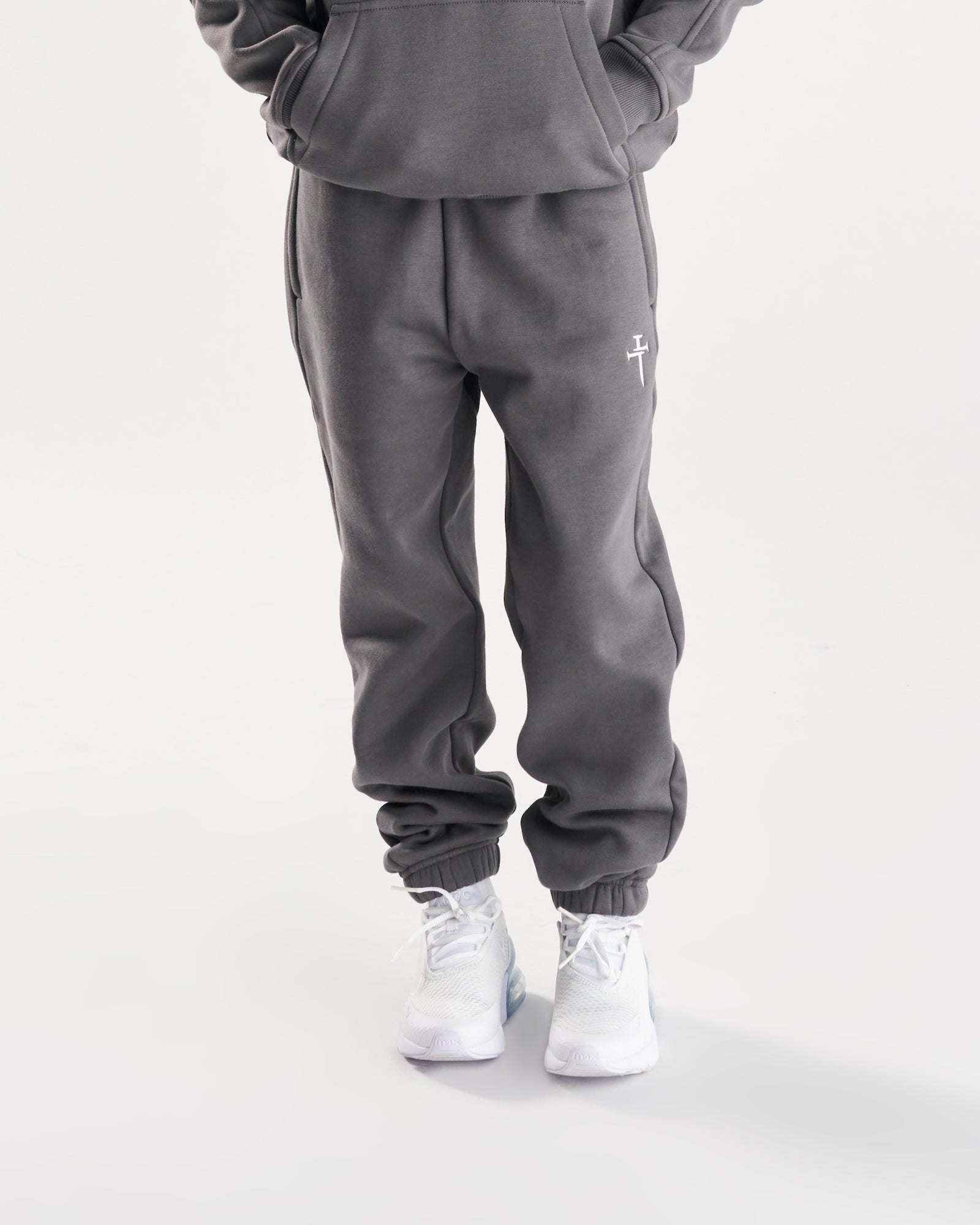 Youth Signature Fleece Sweatpants - Space Grey