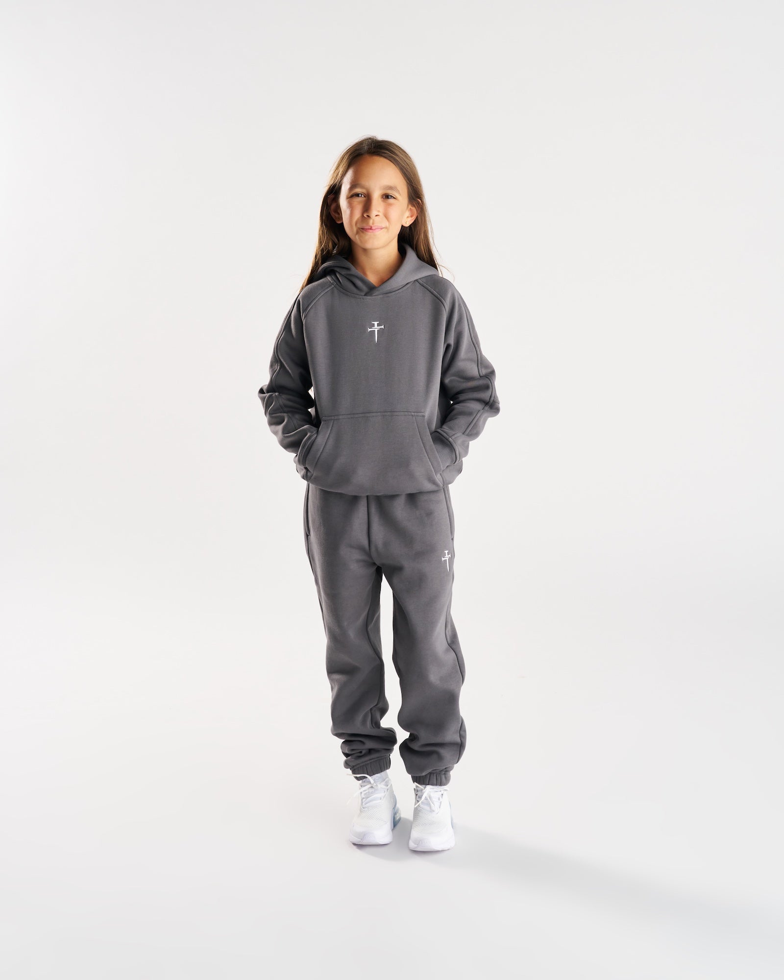 Youth Signature Fleece Sweatpants - Space Grey