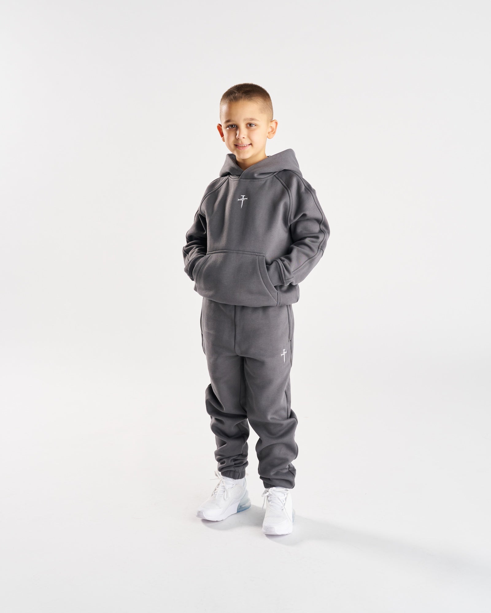 Youth Signature Fleece Sweatpants - Space Grey