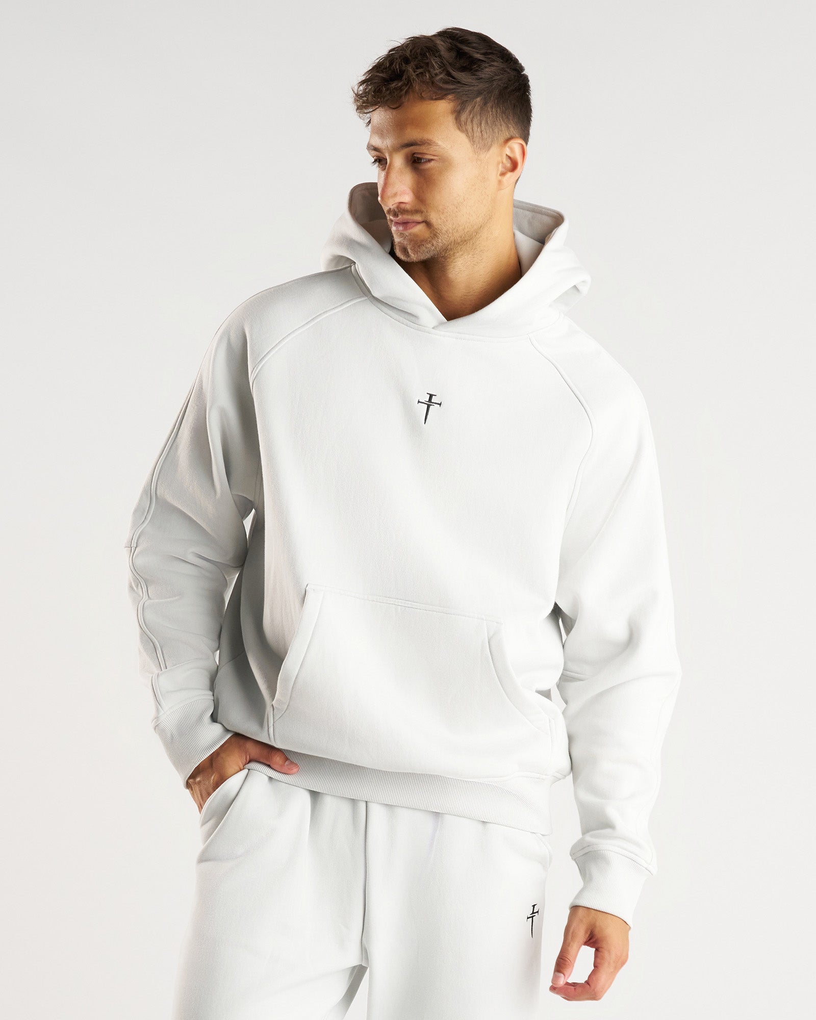 Signature Fleece Hoodie - Stone