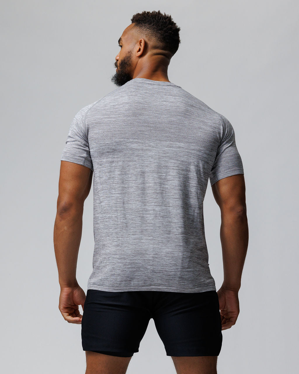 Seamless Tee - Grey Marl