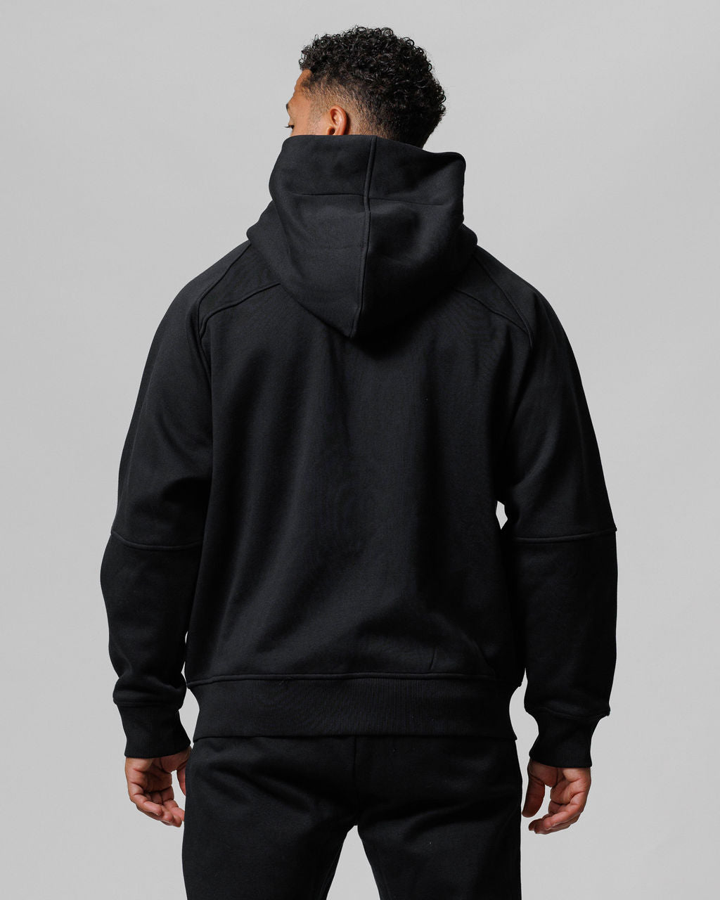 Full Zip Tech Fleece Hoodie - Black