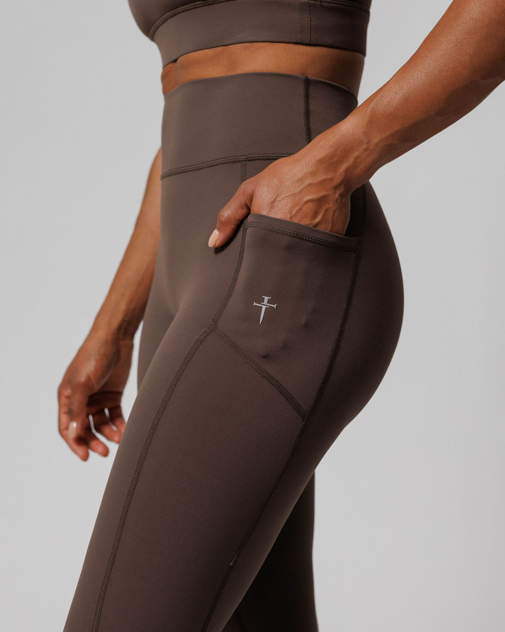 Nova Pocket Leggings - Woodland Brown