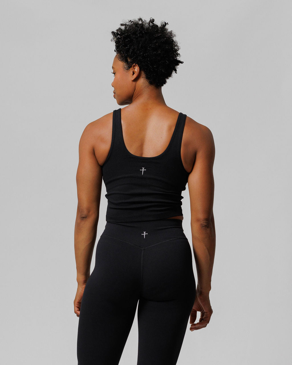 Longline Sports Bra - Black