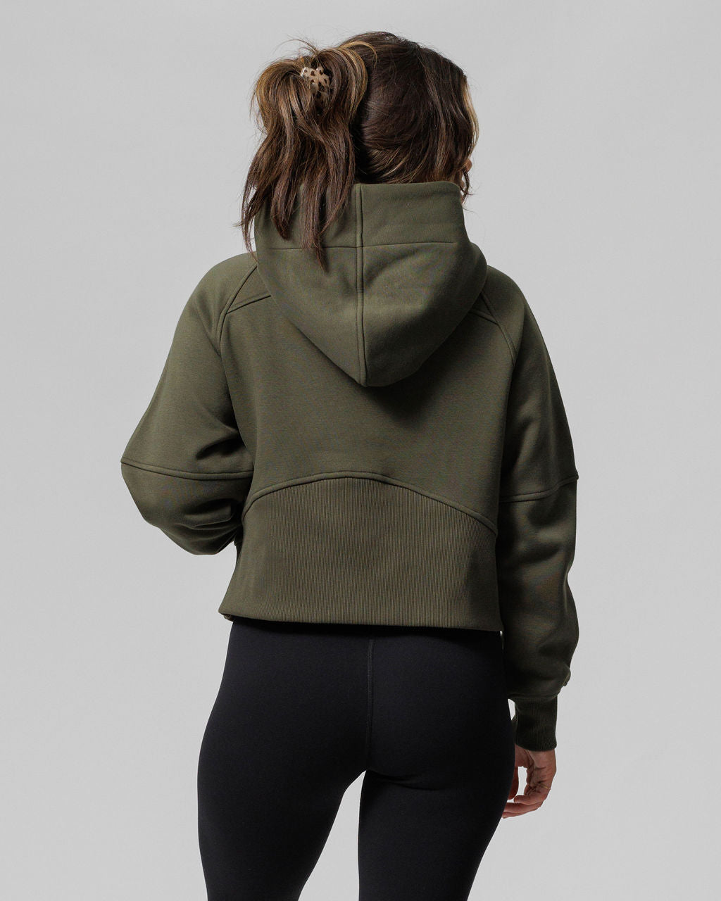 Nova Half Zip Hoodie - Dark Pine