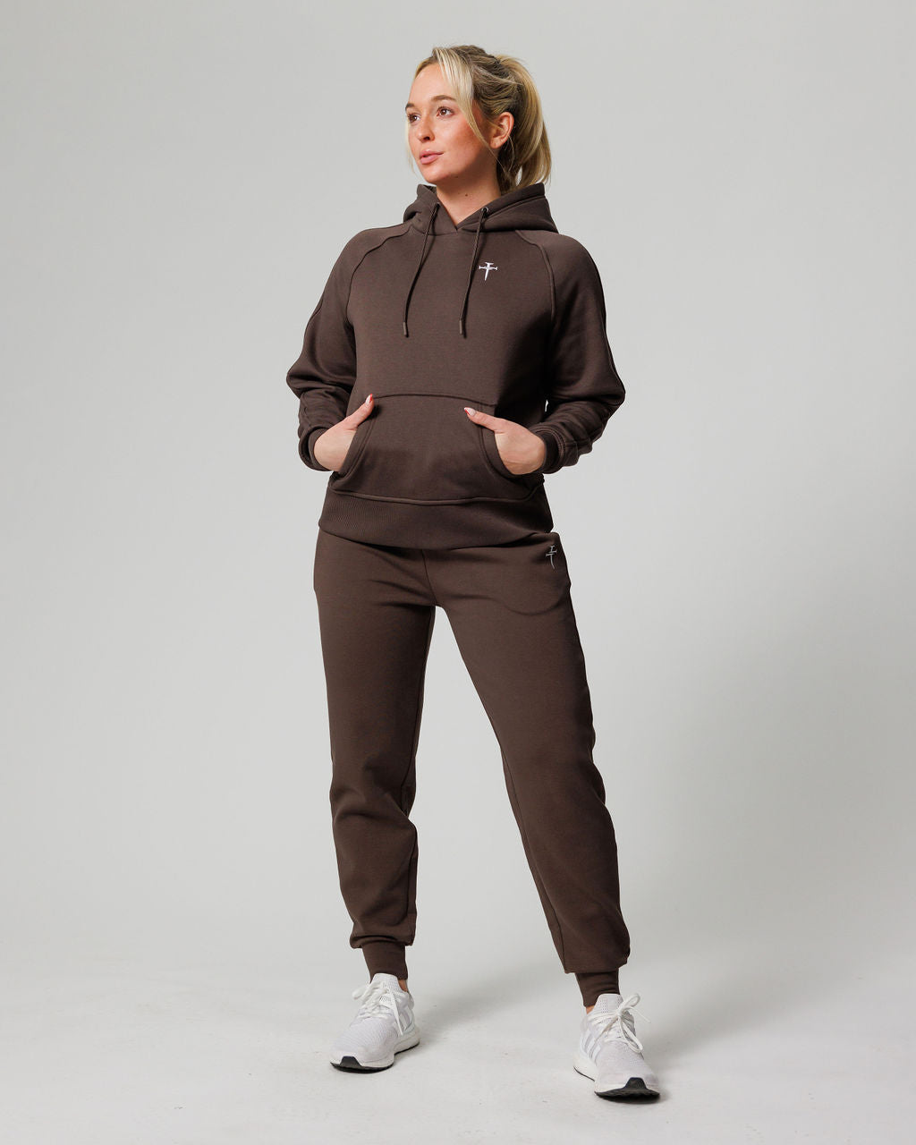 Women's Tech Fleece Hoodie - Woodland Brown