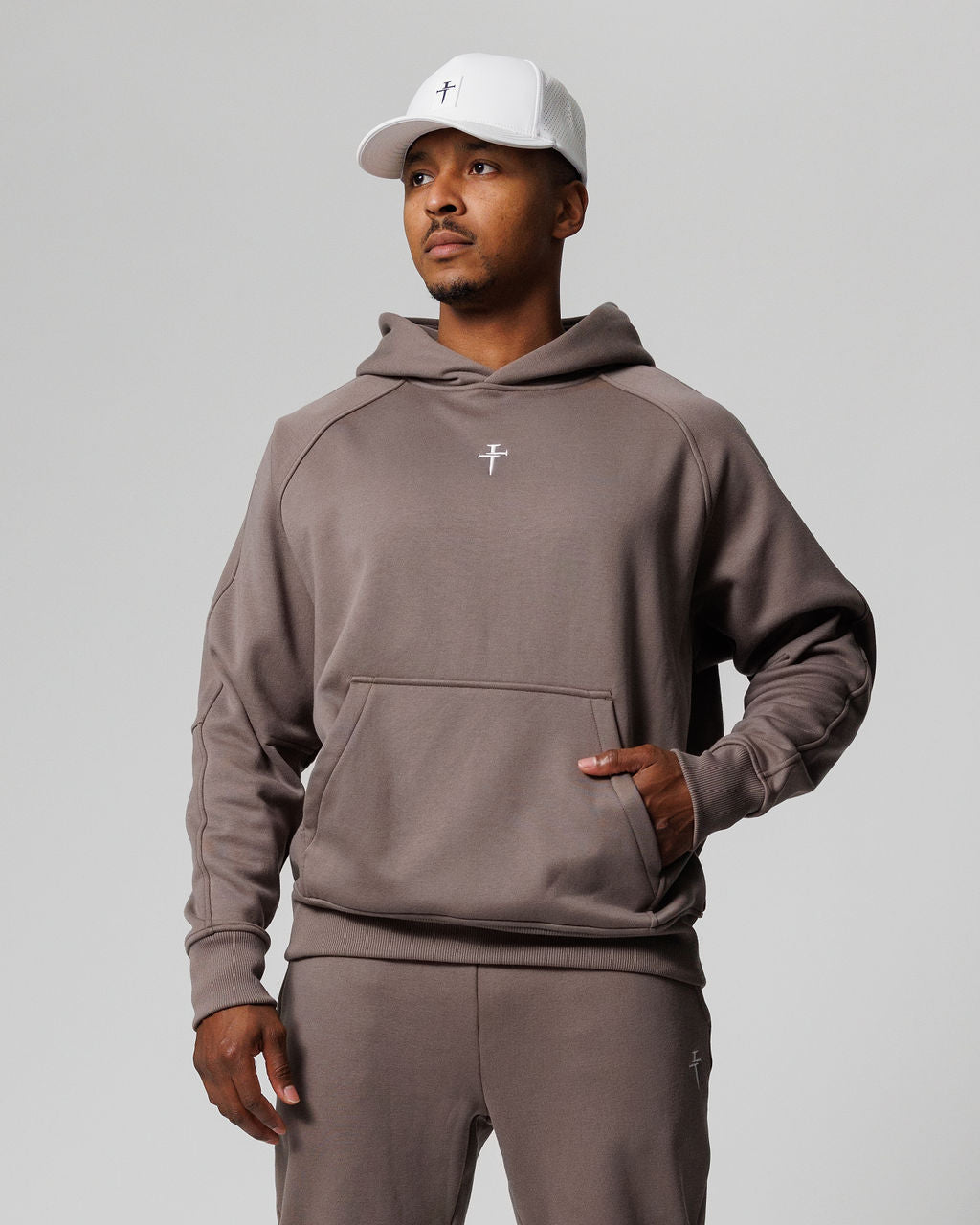 Tech Fleece Hoodie - Deep Taupe