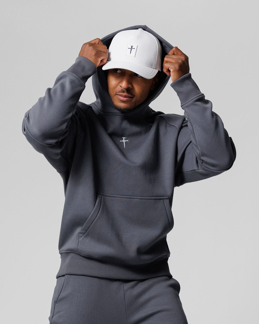 Tech Fleece Hoodie - Space Grey