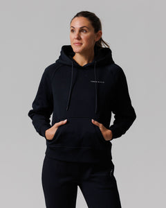 Women's Tech Fleece Hoodie "Three Nails" - Black