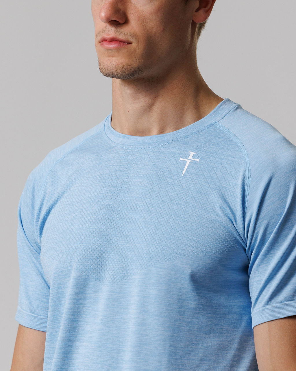 Seamless Tee - Sky Blue