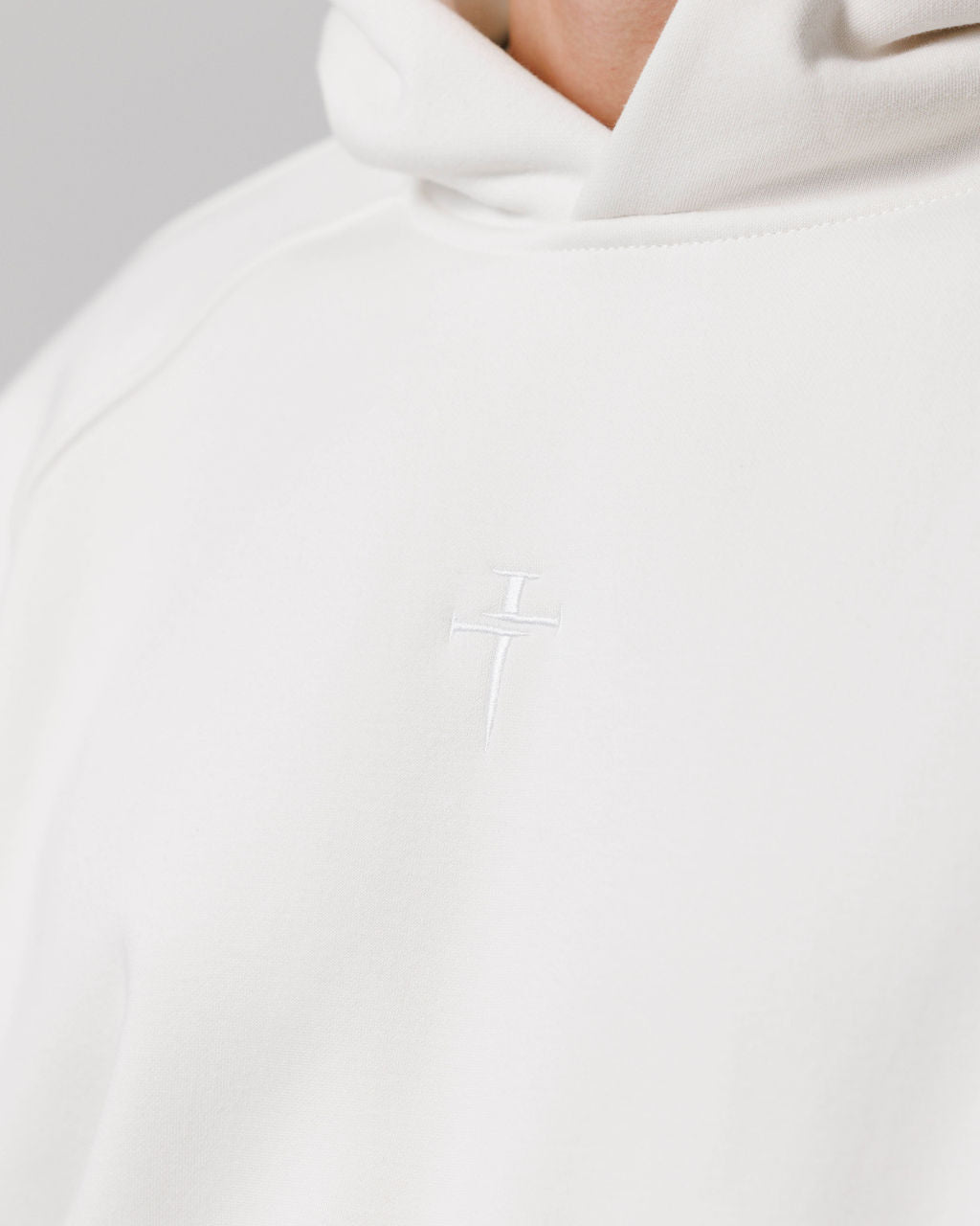 Tech Fleece Hoodie "Cross" - Cream