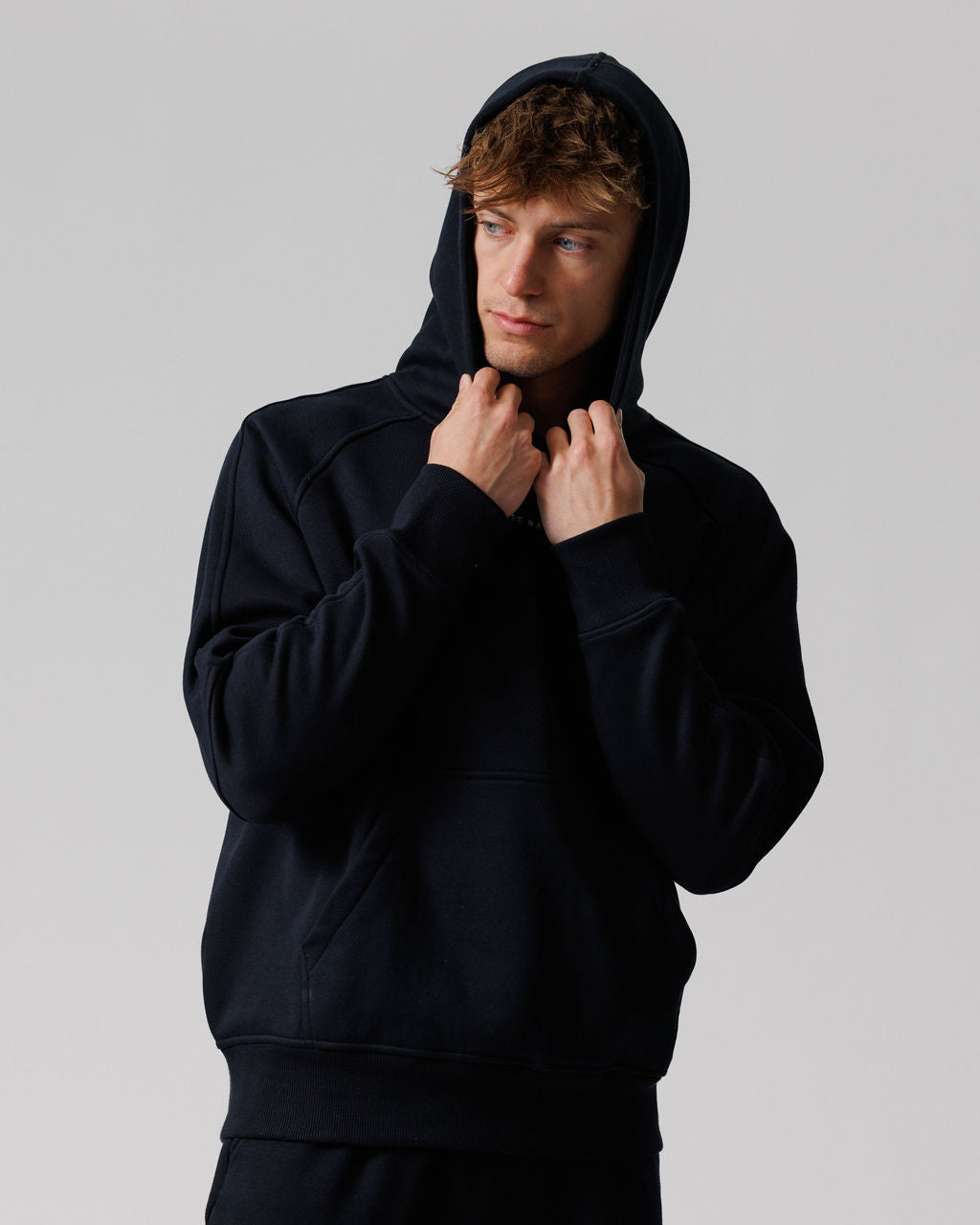 Tech Fleece Hoodie "Three Nails" - Black