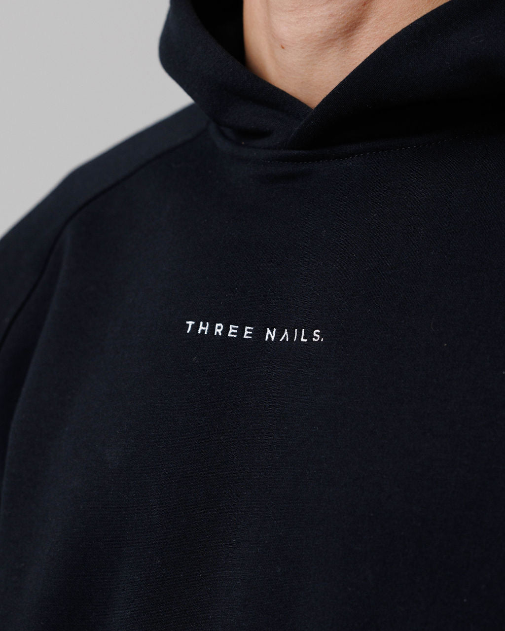 Tech Fleece Hoodie "Three Nails" - Black