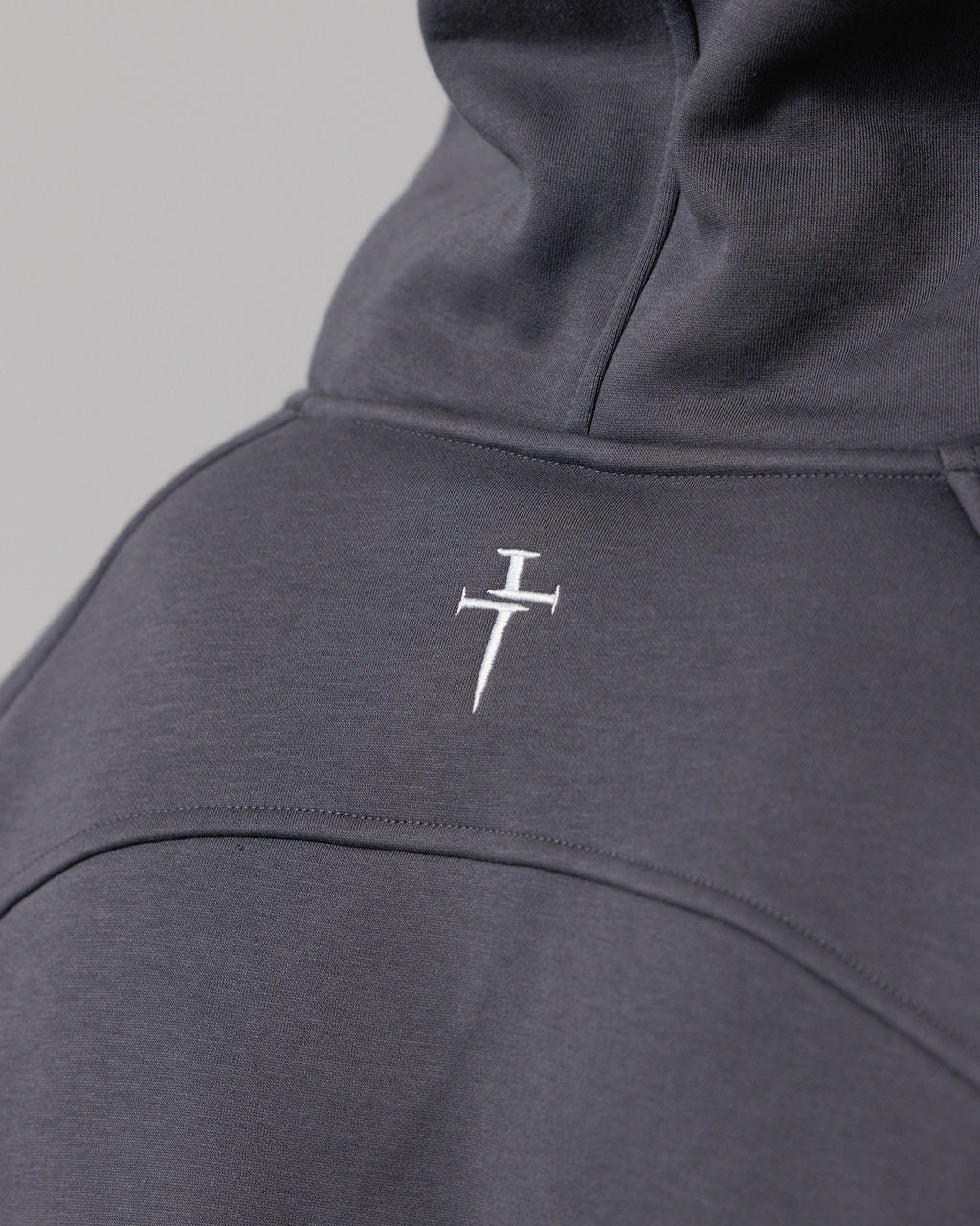 Tech Fleece Hoodie "Three Nails" - Space Grey