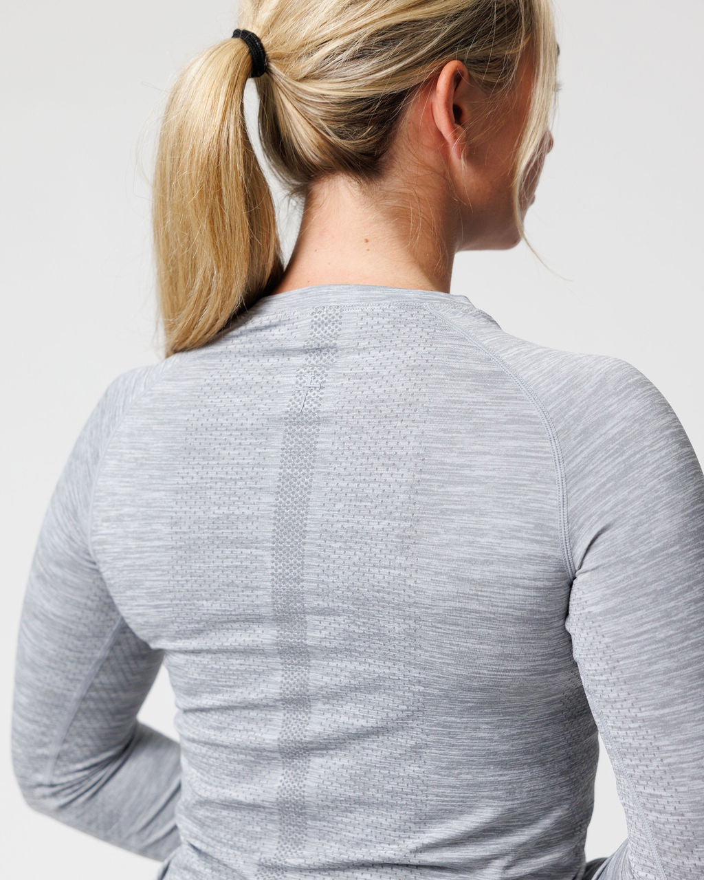 Women's Seamless Long Sleeve - Grey Marl