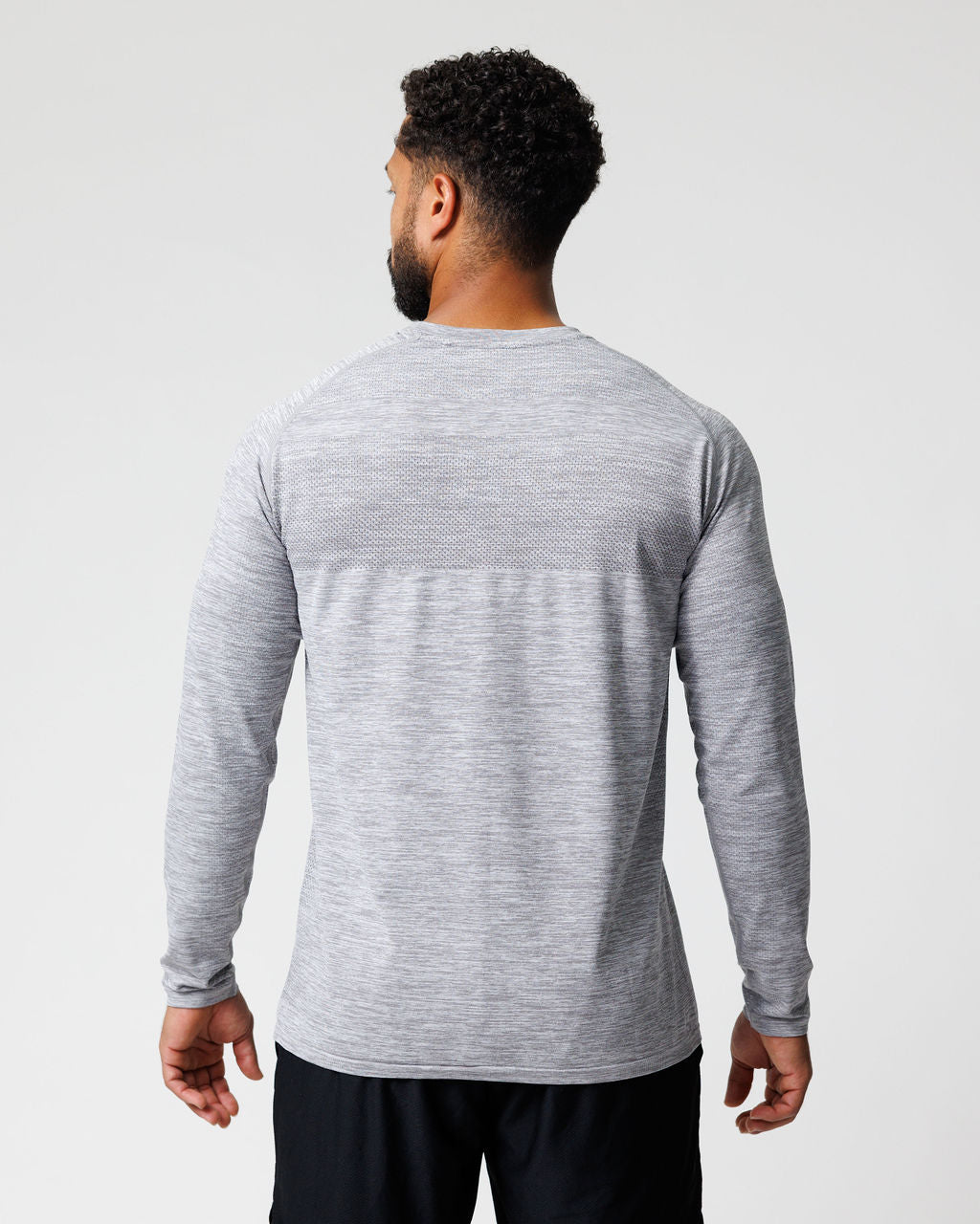 Seamless Long Sleeve - Grey Marl