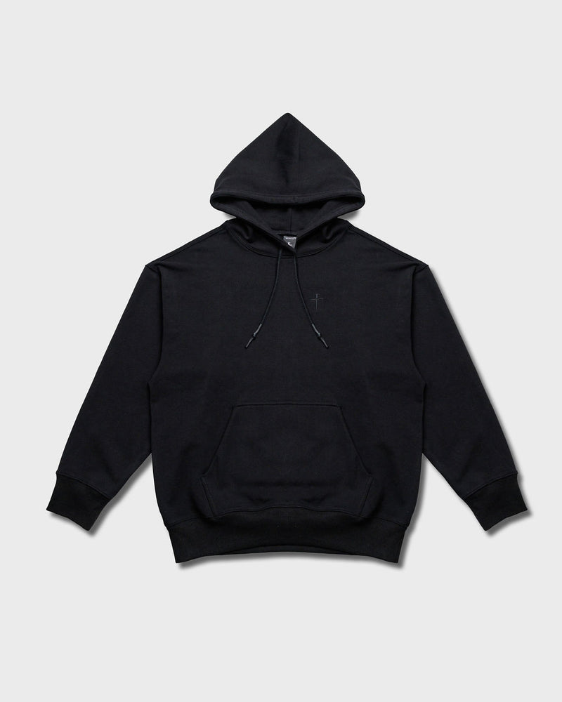 French Terry Heavyweight Hoodie - Black