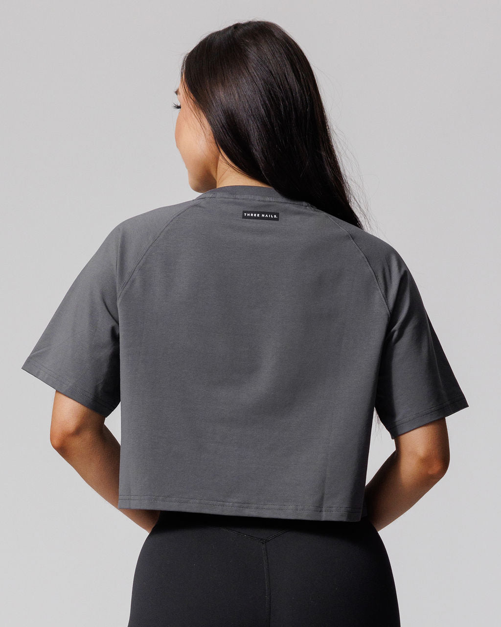 Ultra Soft Waist-Length Tee - Space Grey