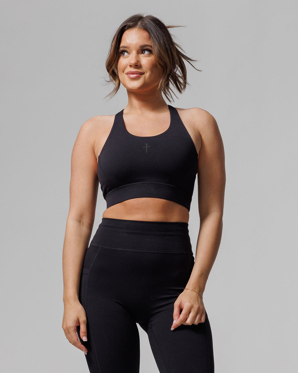 Crossback Sports Bra - Blackout