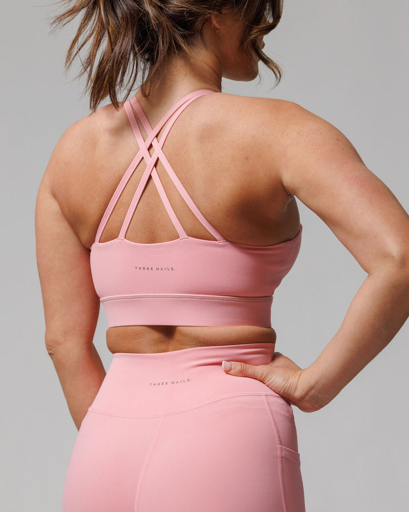 Crossback Sports Bra - Orchid Pink