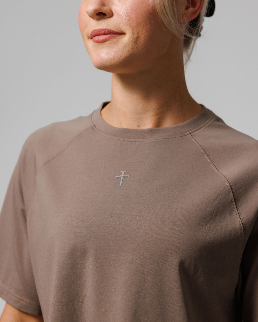 Ultra Soft Waist-Length Tee - Deep Taupe