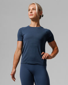 Women's Seamless Tee - Midnight Navy