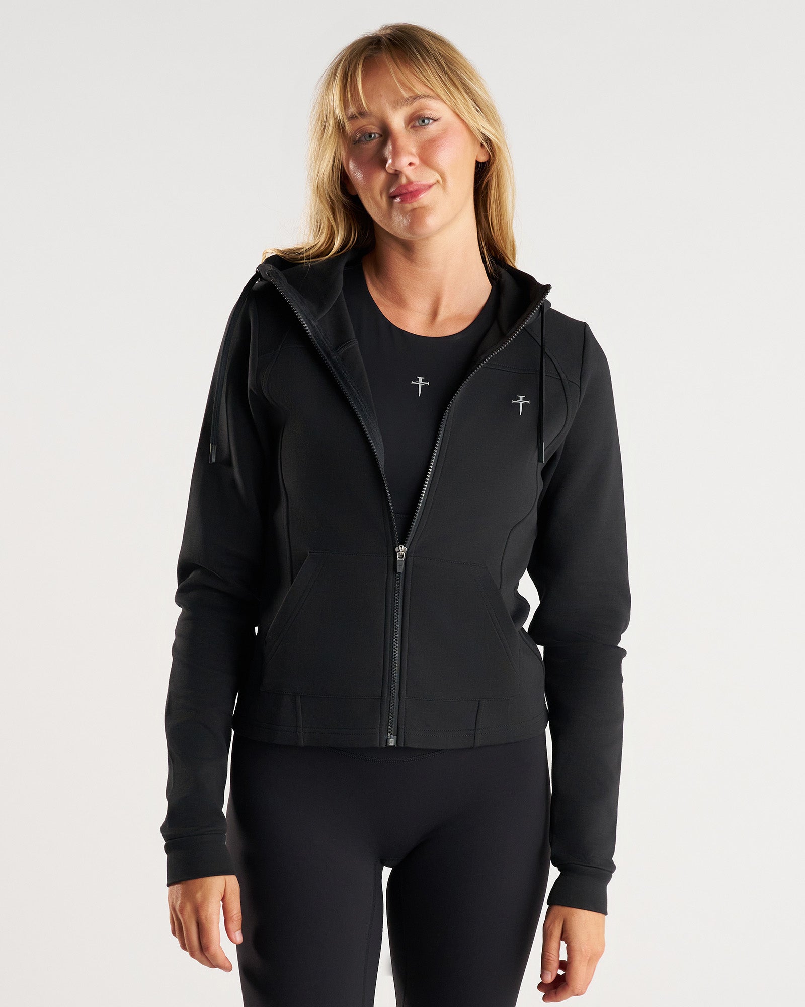 Women's Pro-Tech Full Zip Hoodie - Black