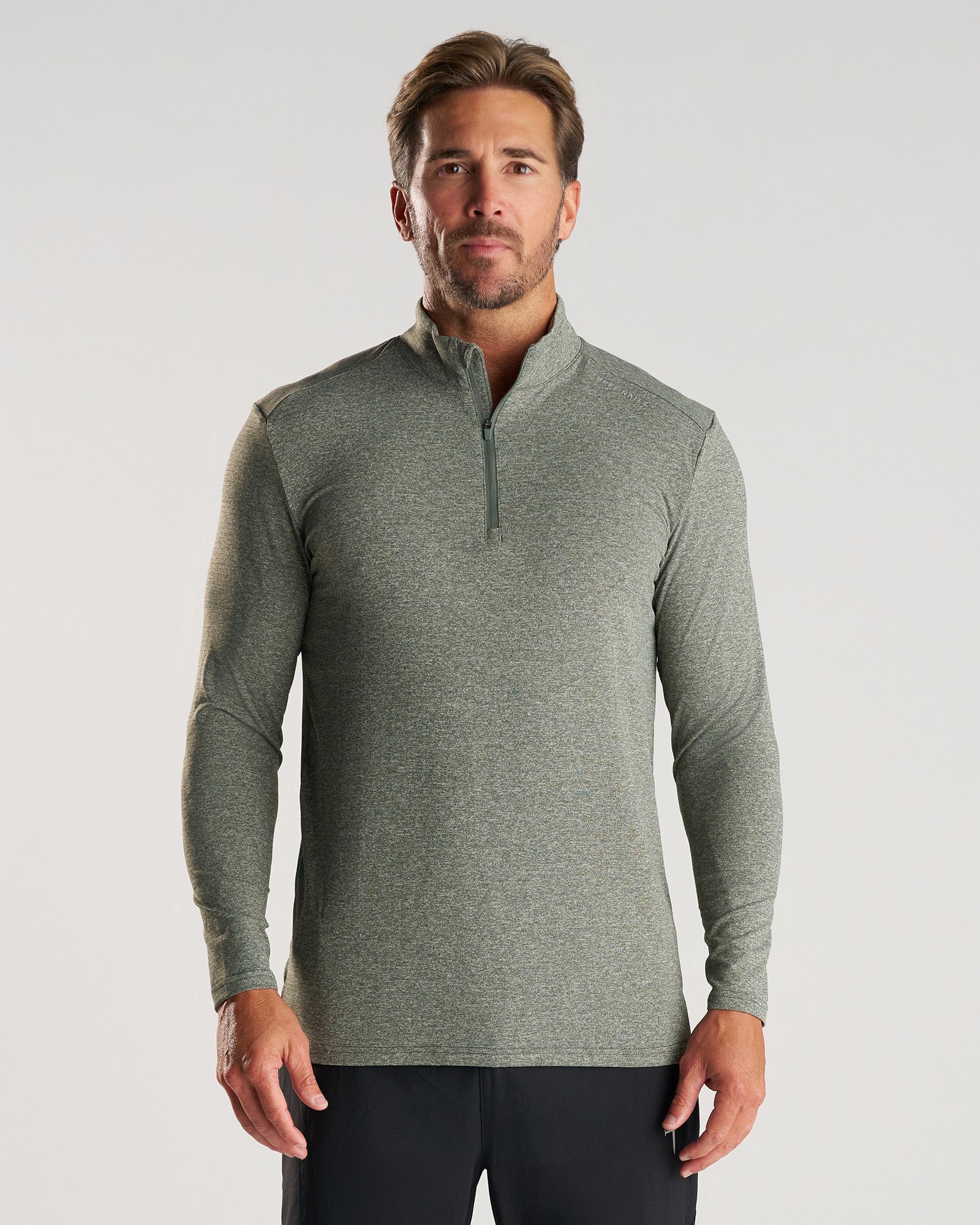 Aion-Lite™ Quarter Zip - Dark Pine Marl