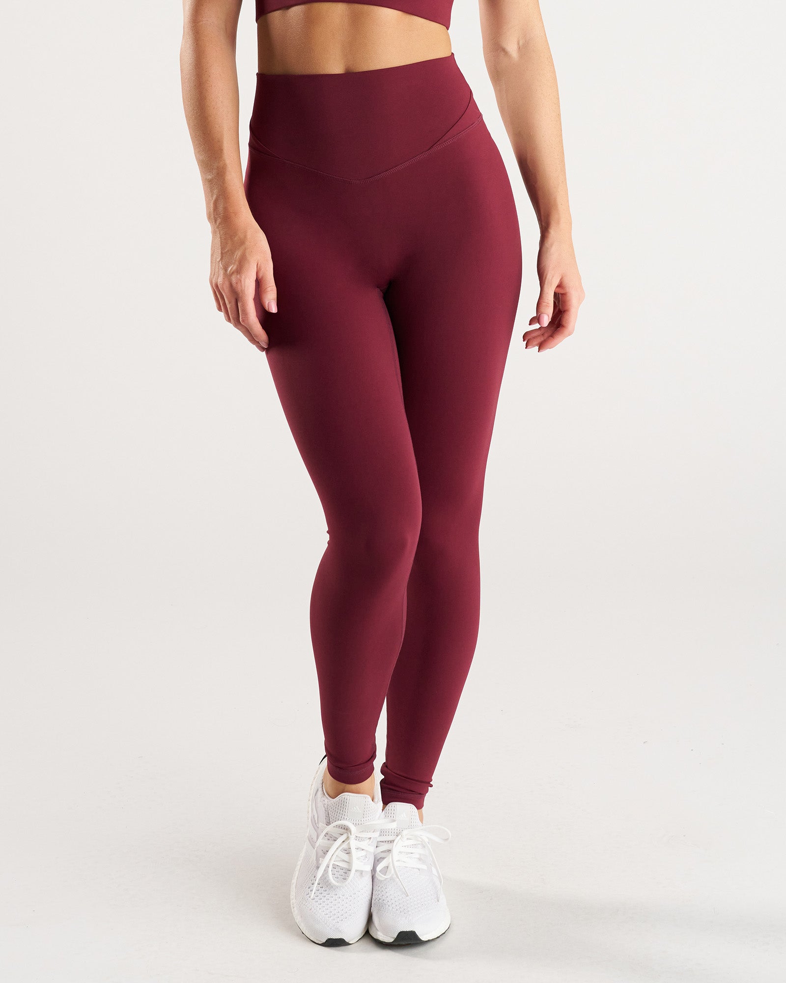 Nova Zip Legging - Merlot