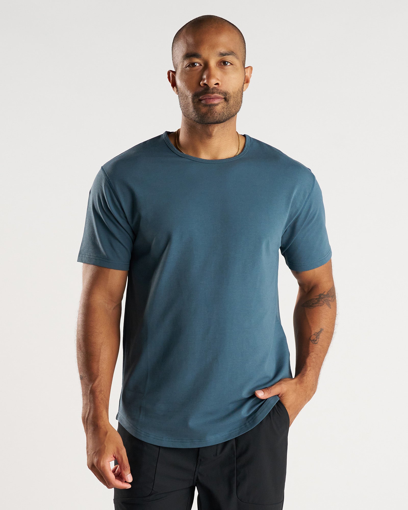 The Foundation Tee - Midnight Navy