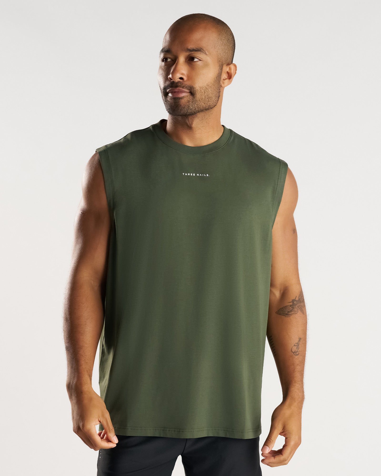 Core Oversized Muscle Tank - Dark Pine