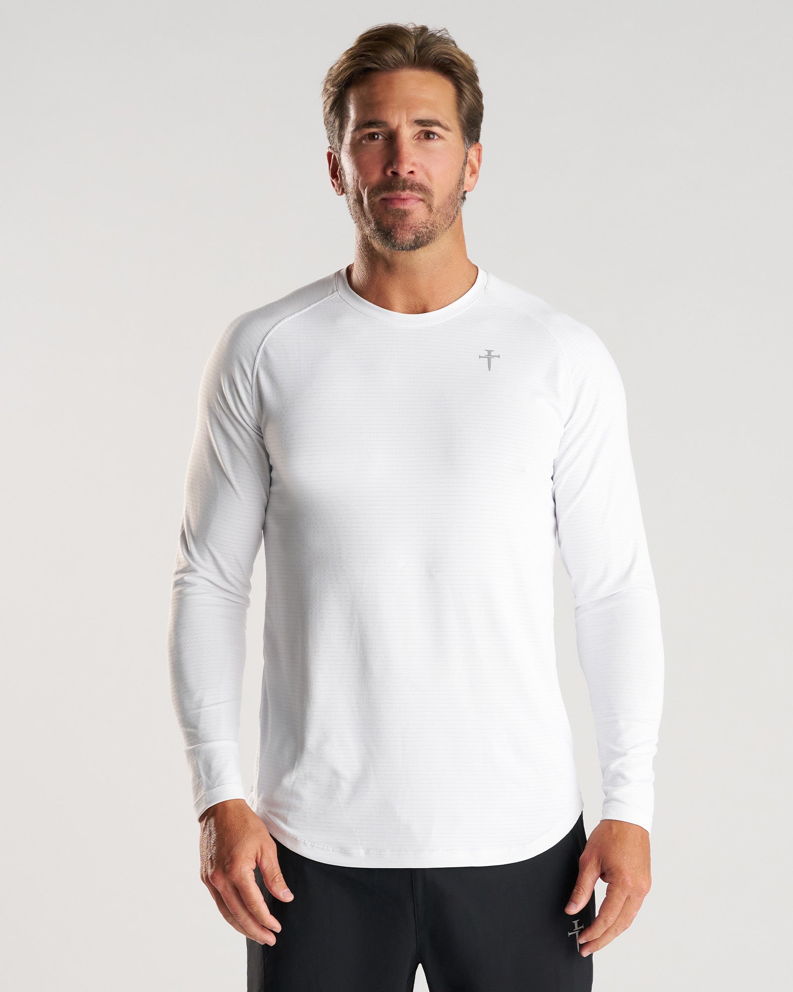 Aion-Lite™ Long Sleeve "Cross" - White