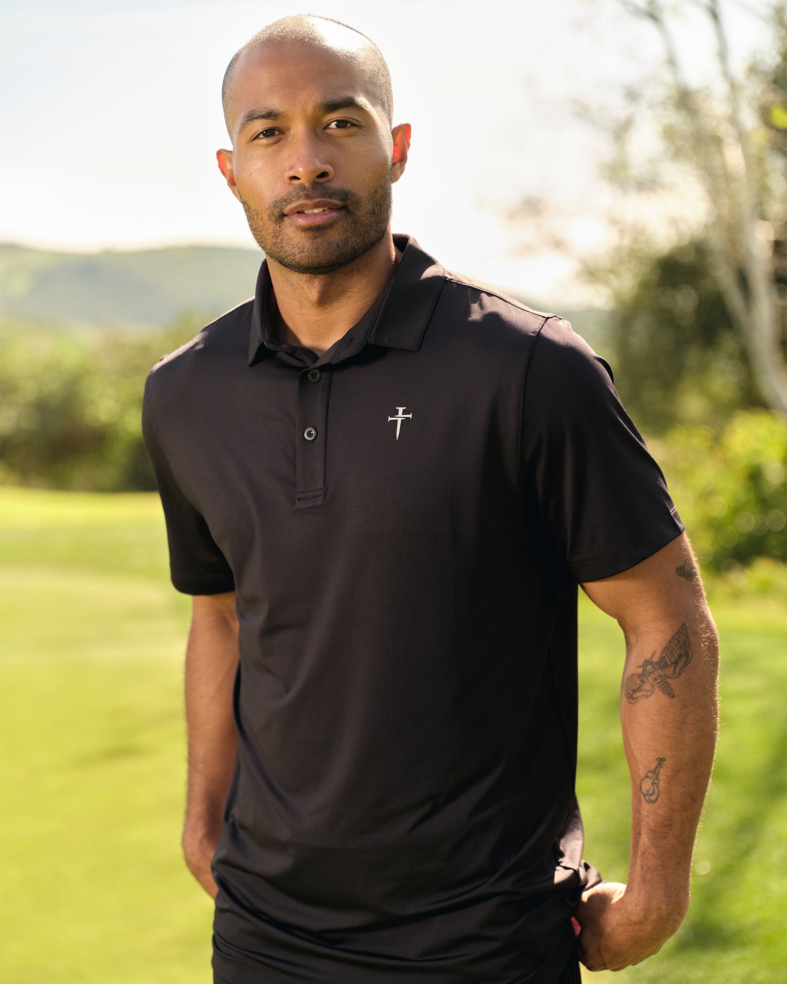 Links Golf Polo - Black