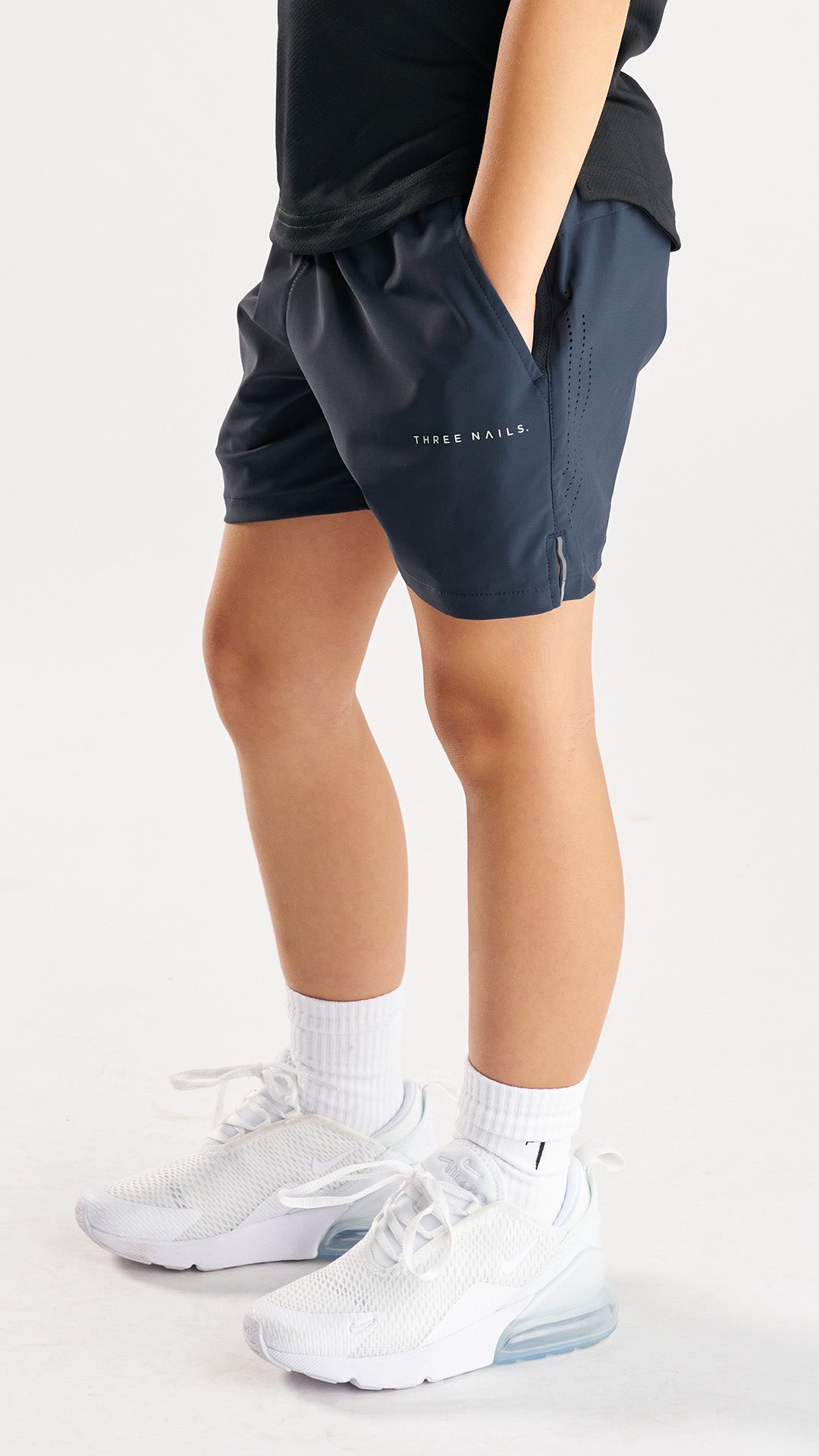 Youth Vapor-Lite™ Hybrid Short - Midnight Navy