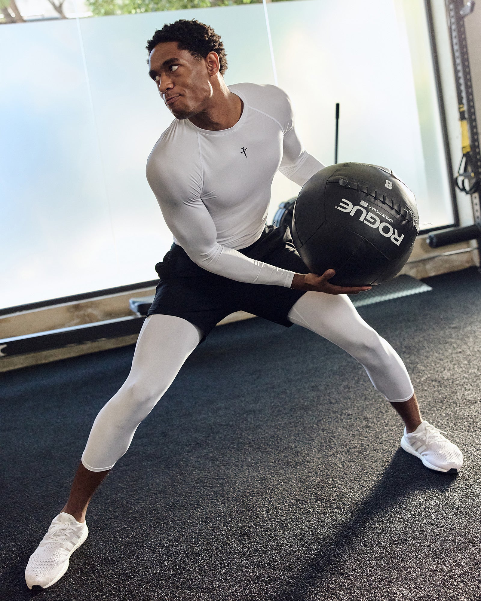 Baselayer 3/4 Length Legging - White