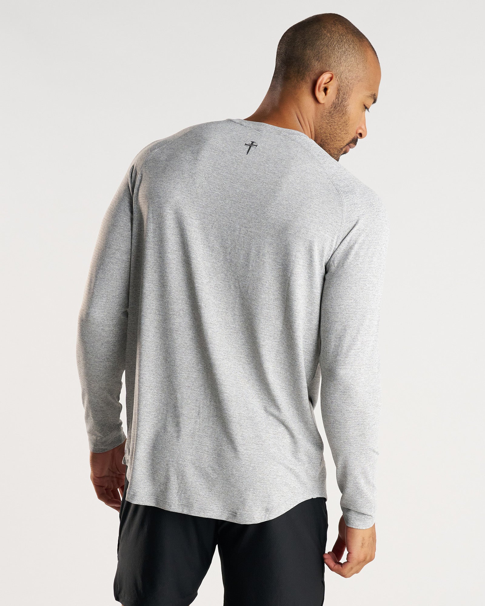 Aion-Lite™ Long Sleeve "Three Nails" - Grey Marl