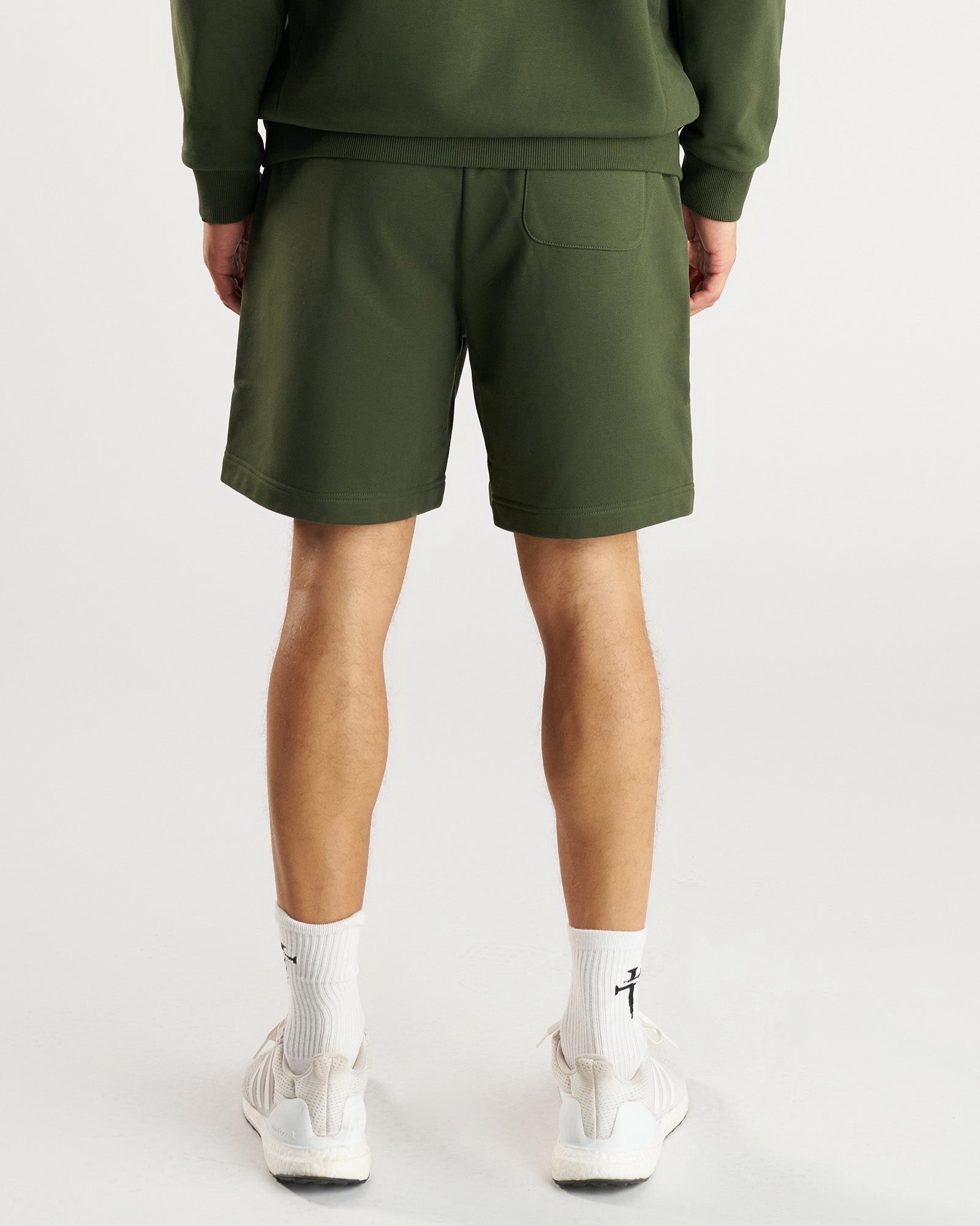 French Terry Sweatshorts - Dark Pine