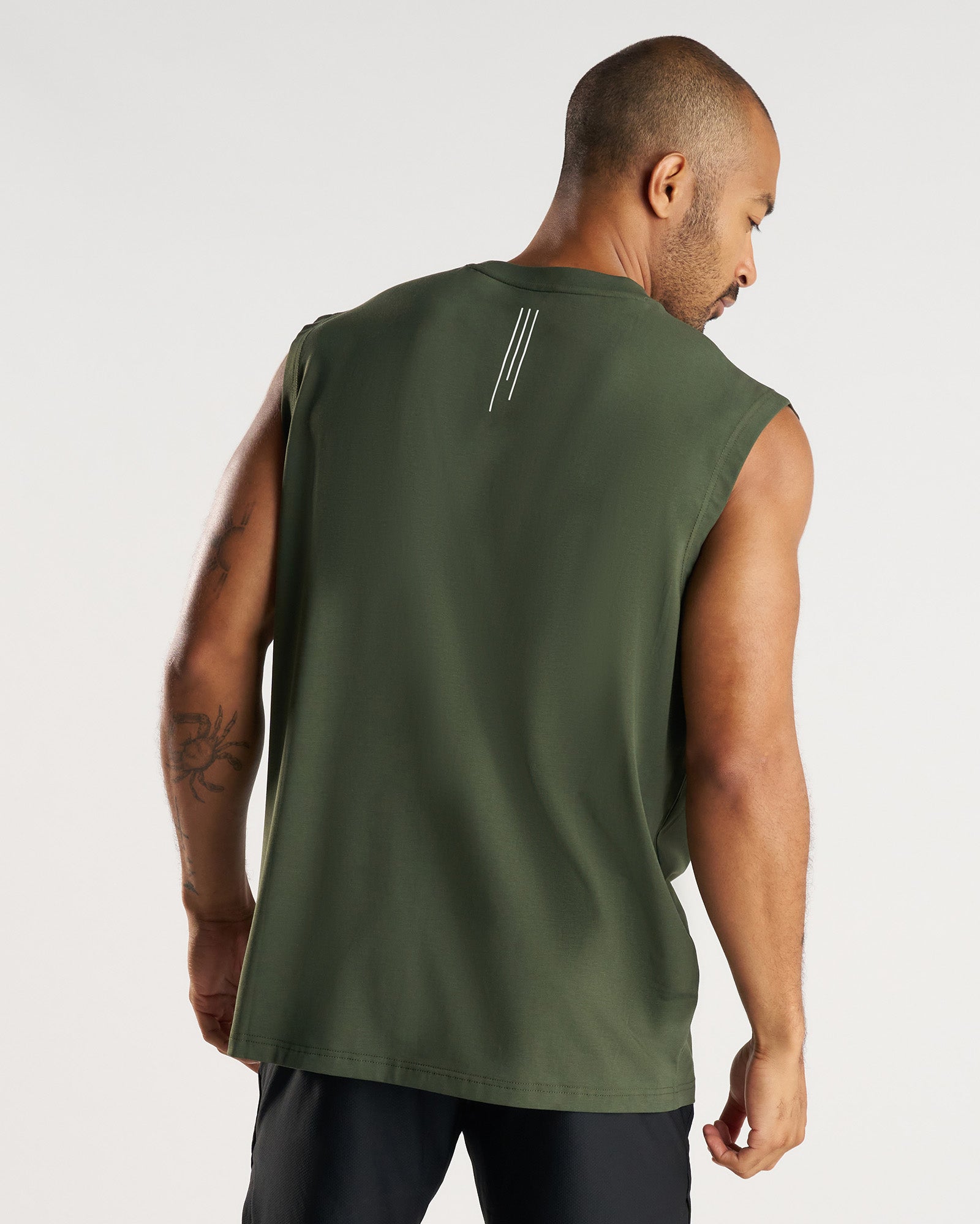 Core Oversized Muscle Tank - Dark Pine
