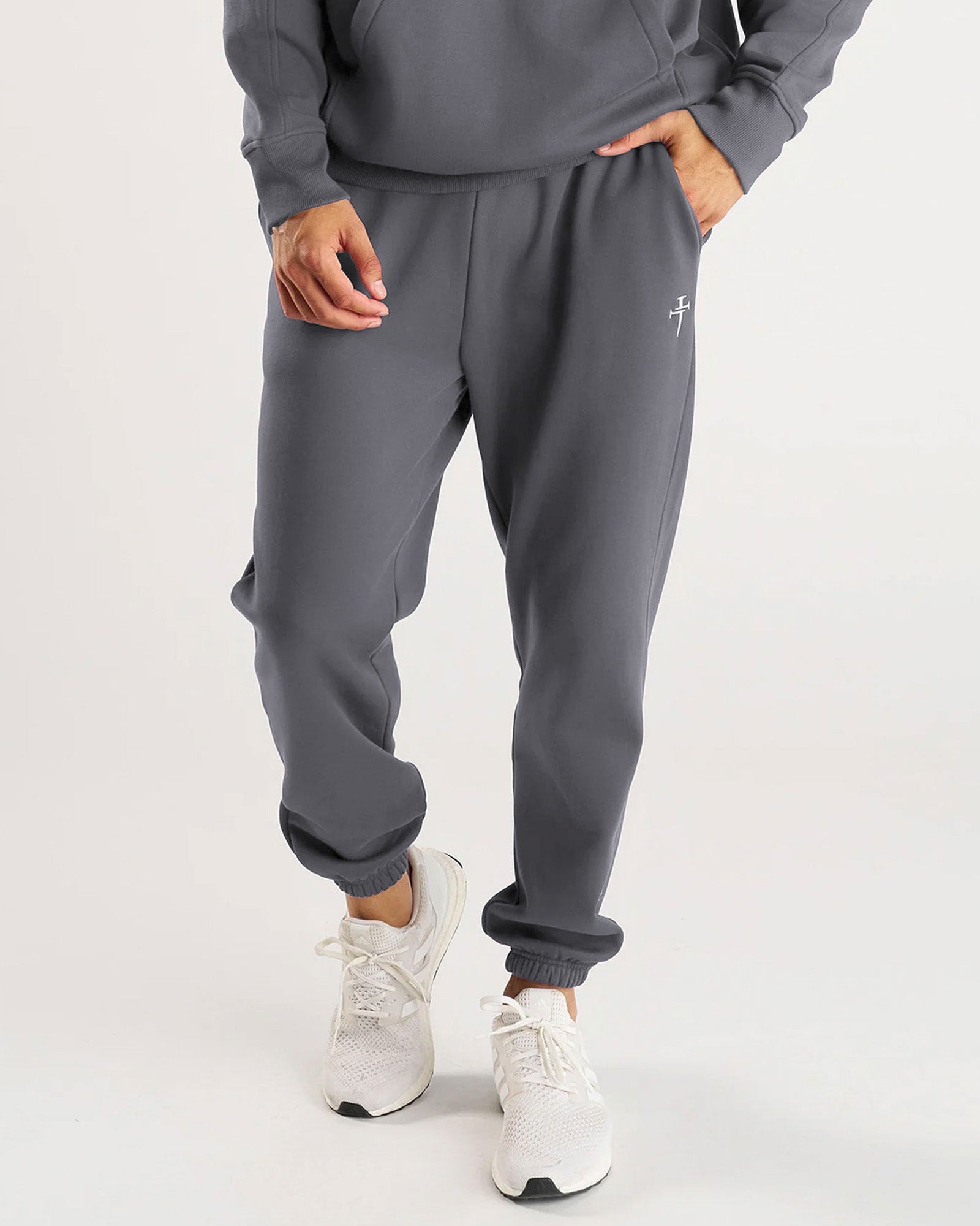Signature Fleece Sweatpants - Space Grey