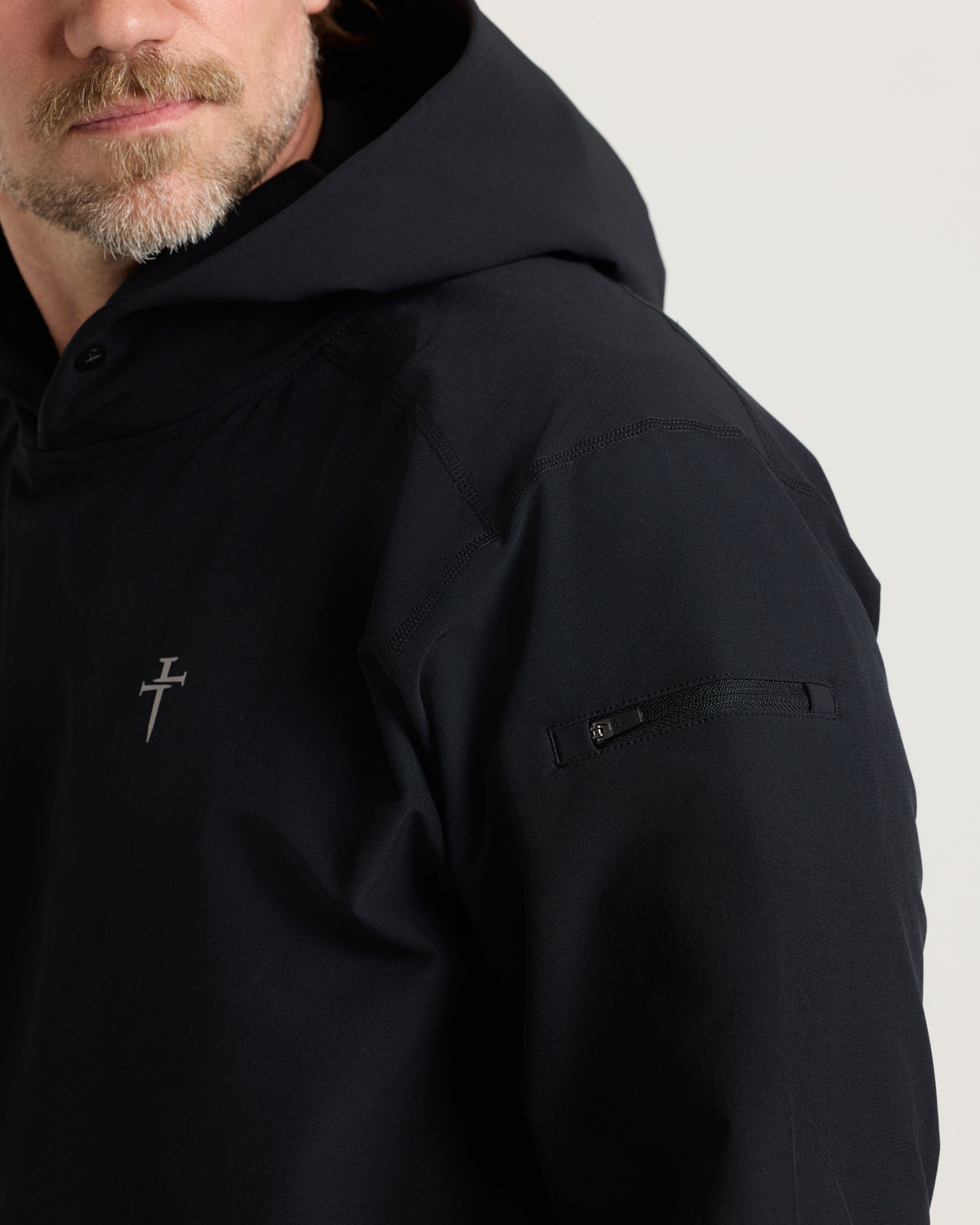 Vanta+ Hoodie - Black "Cross"
