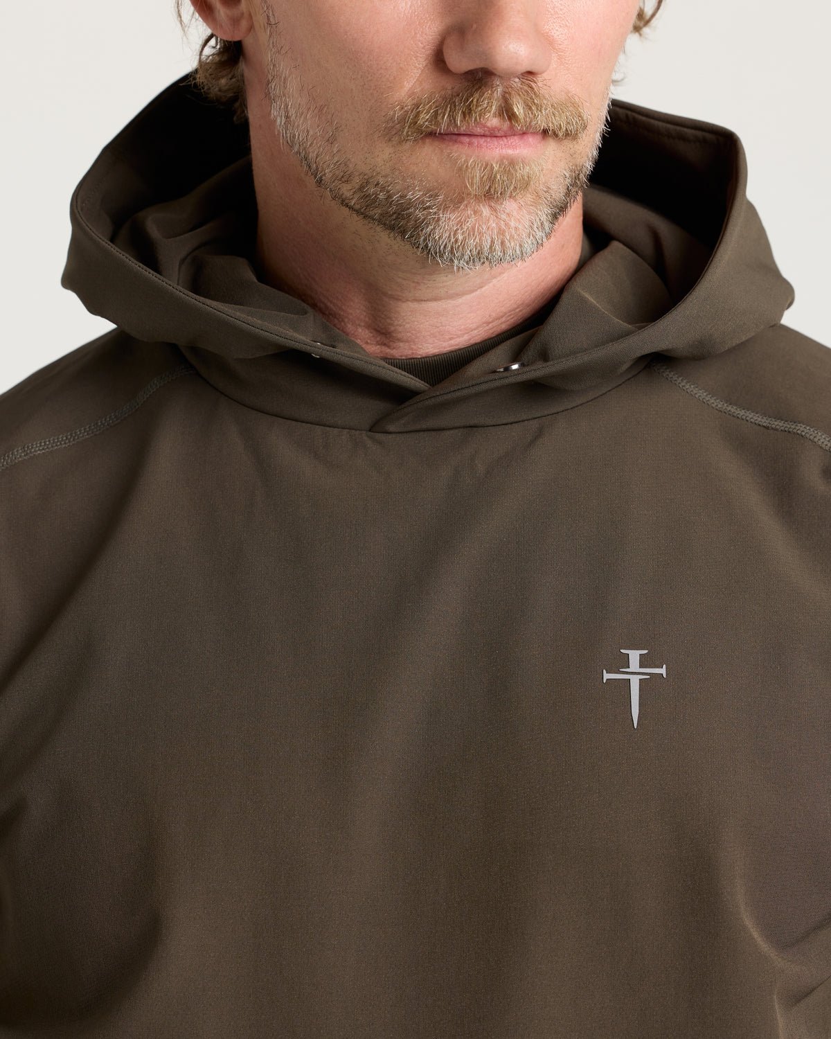Vanta+ Hoodie - Burnt Olive "Cross"