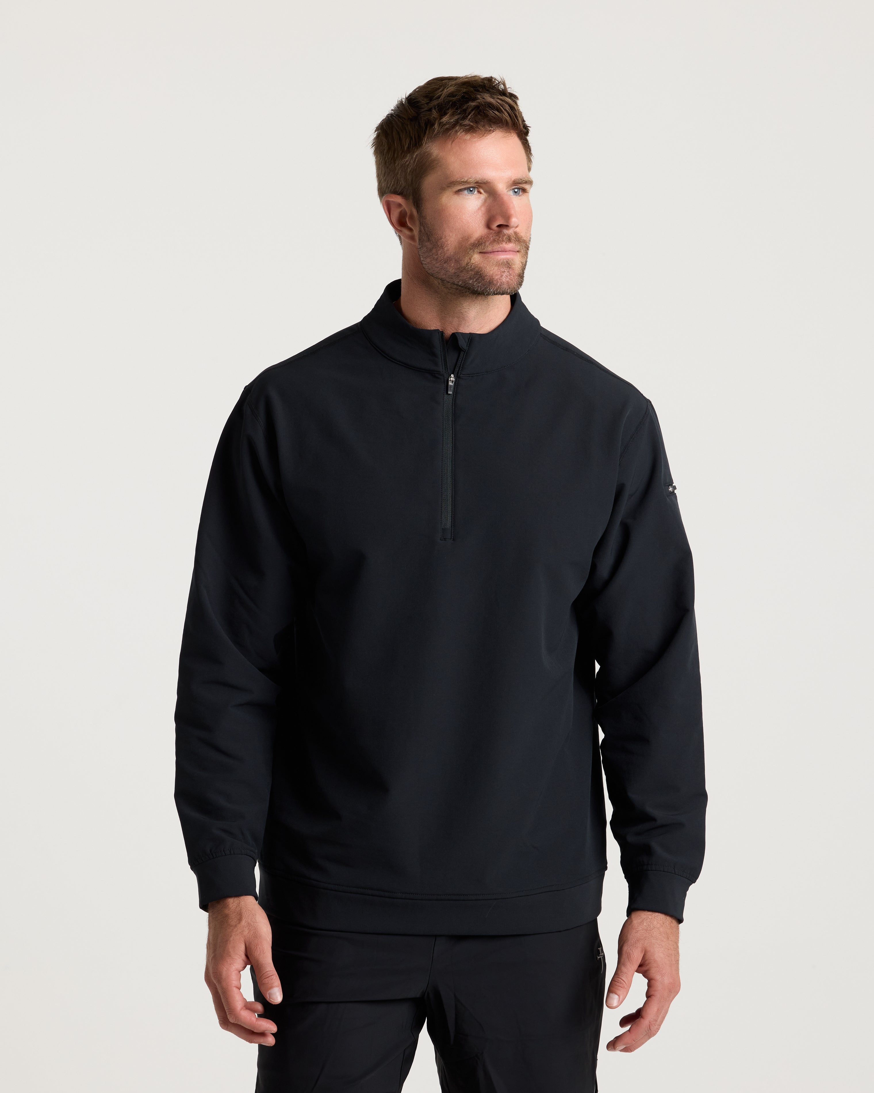 Vanta+ Quarter Zip - Black 