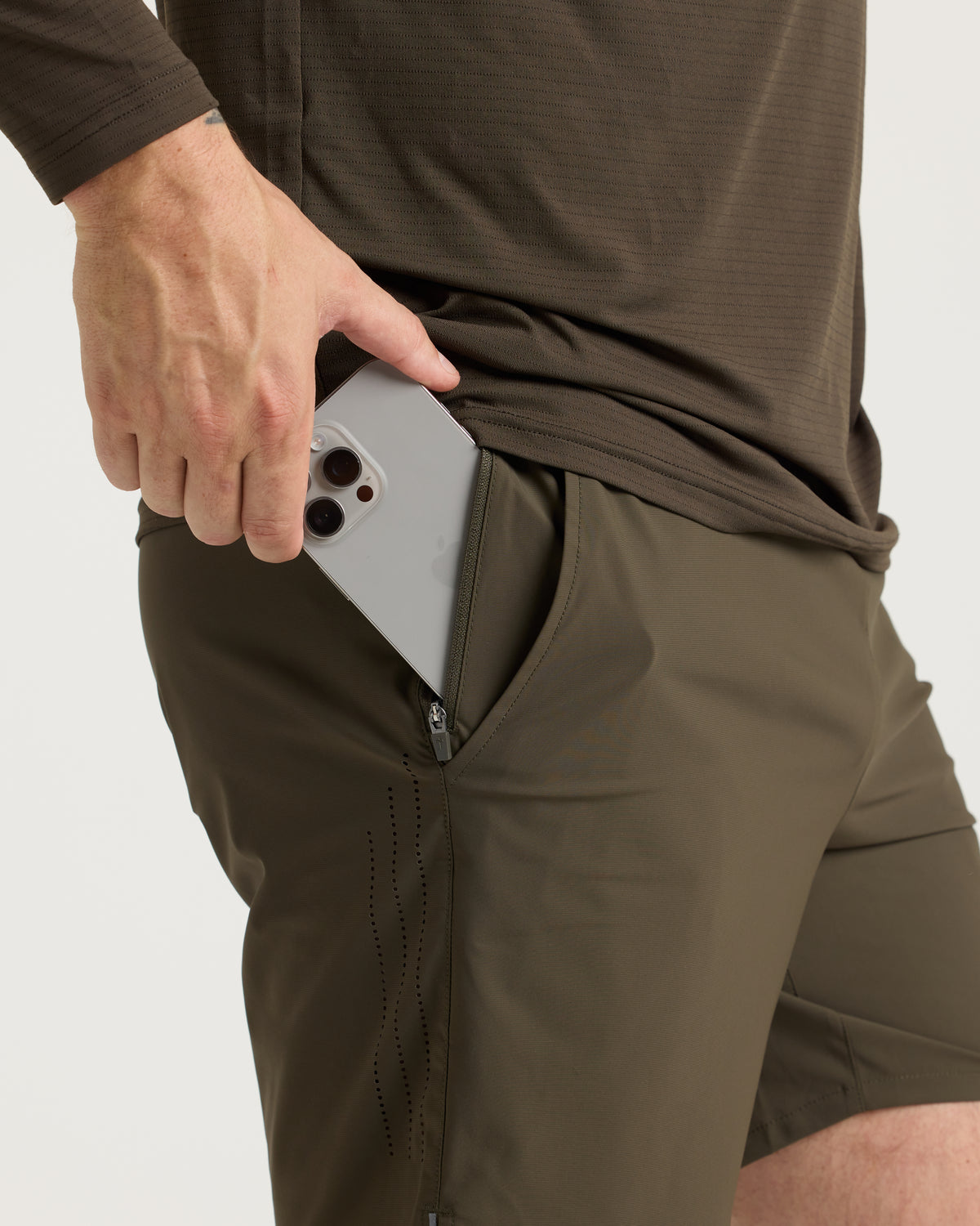 Vapor-Lite™ Hybrid Short - Burnt Olive