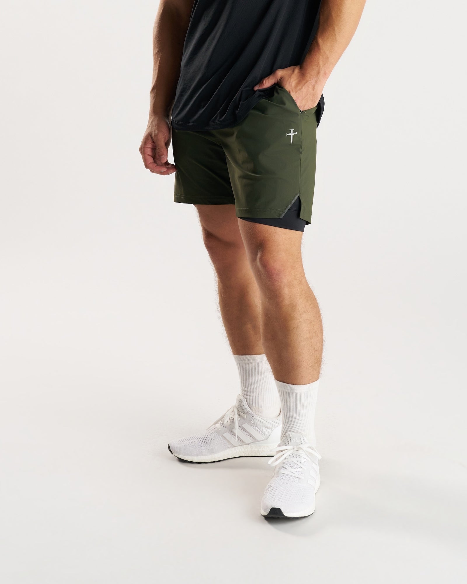 Vapor-Lite™ Liner Short "Cross" - Dark Pine