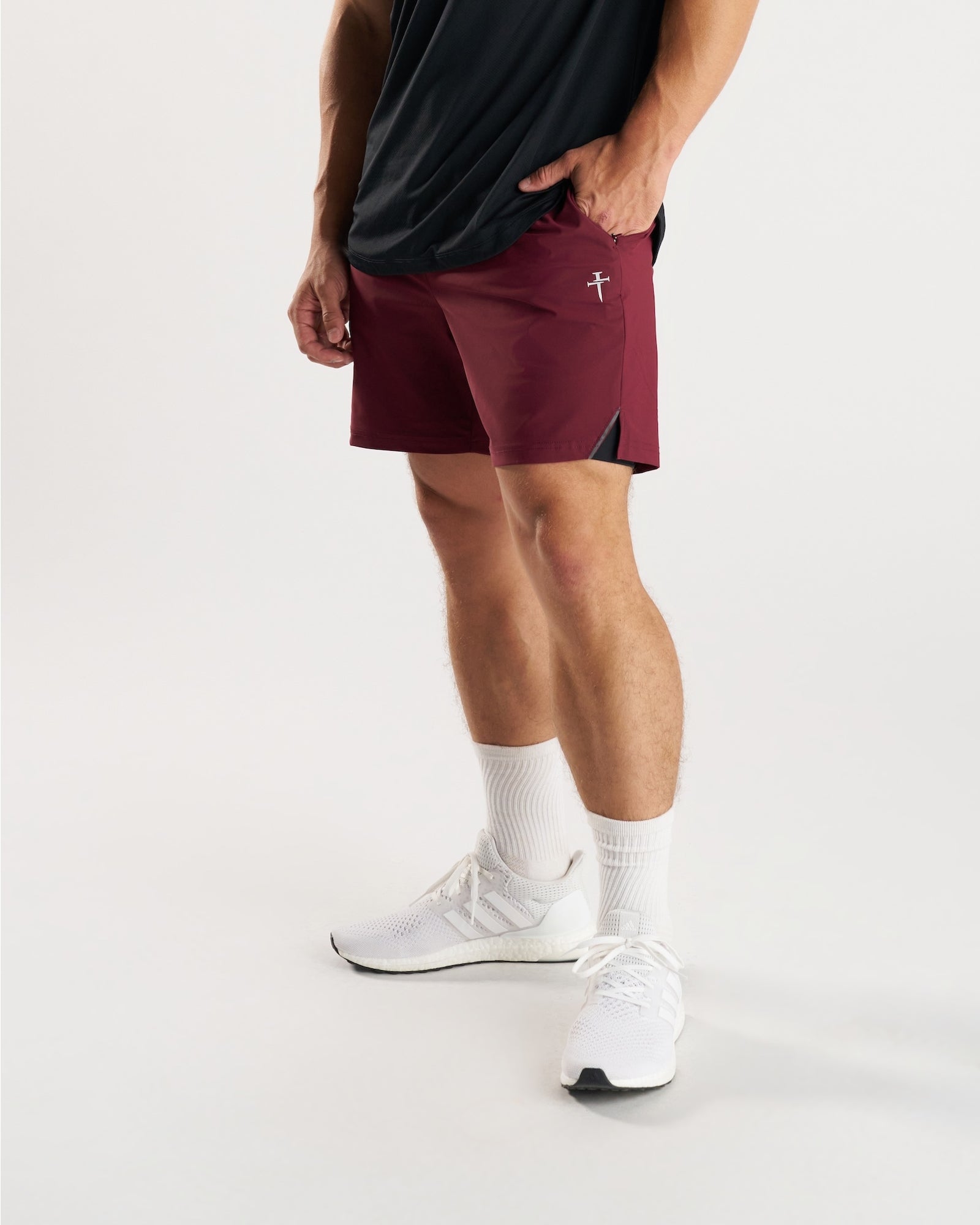 Vapor-Lite™ Liner Short "Cross" - Merlot