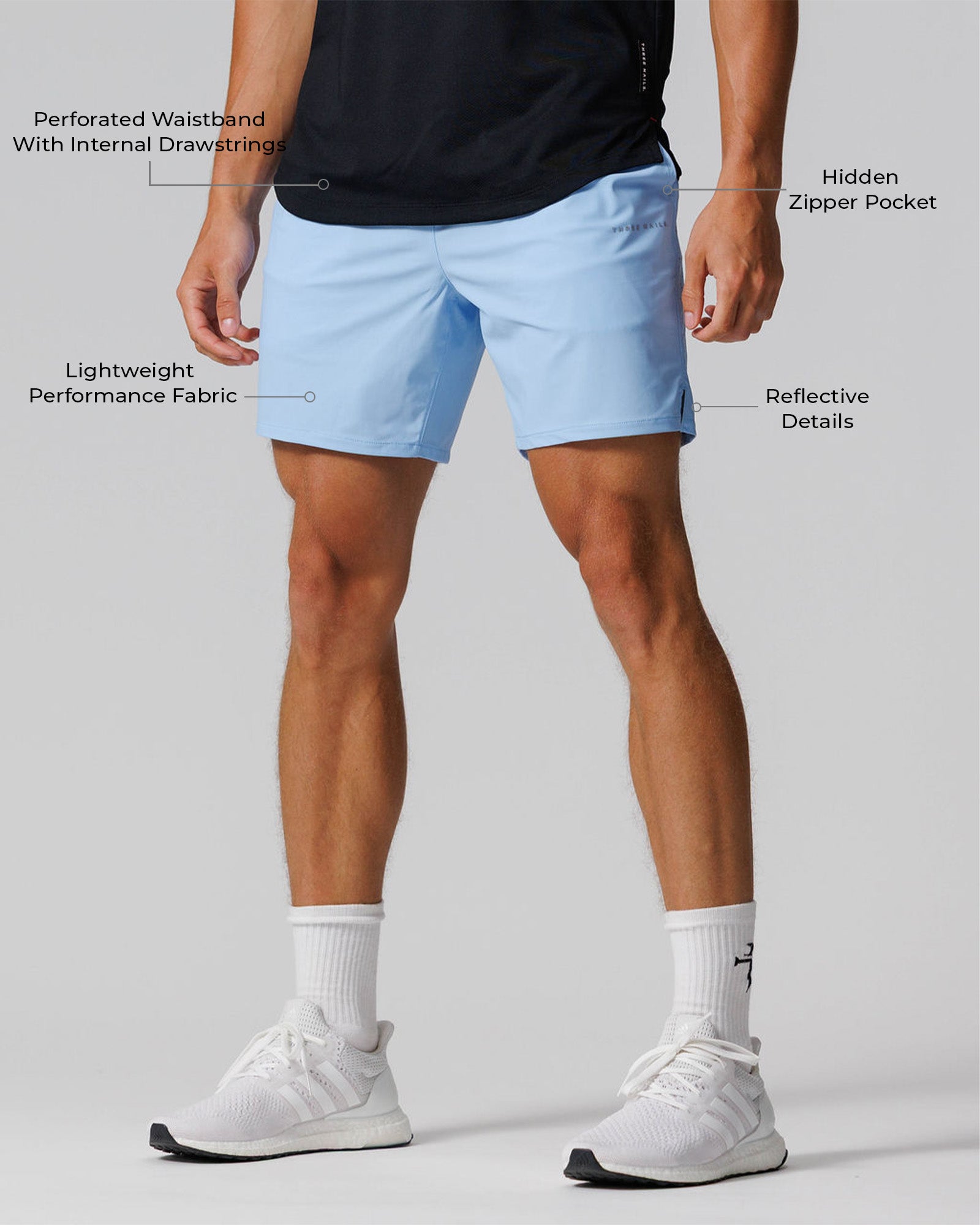 Vapor-Lite™ Hybrid Short - Sky Blue