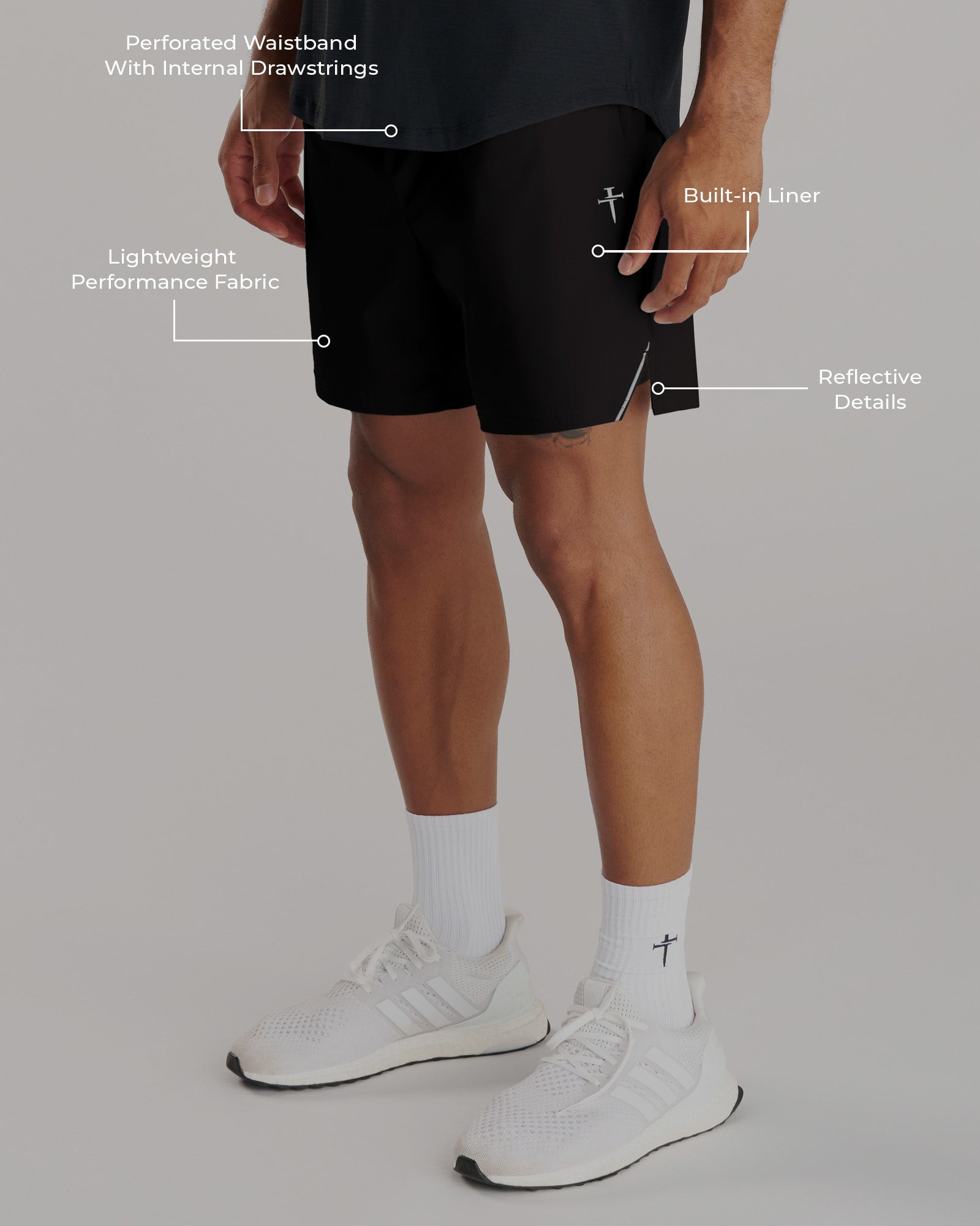 Vapor-Lite™ Liner Short "Cross" - Black