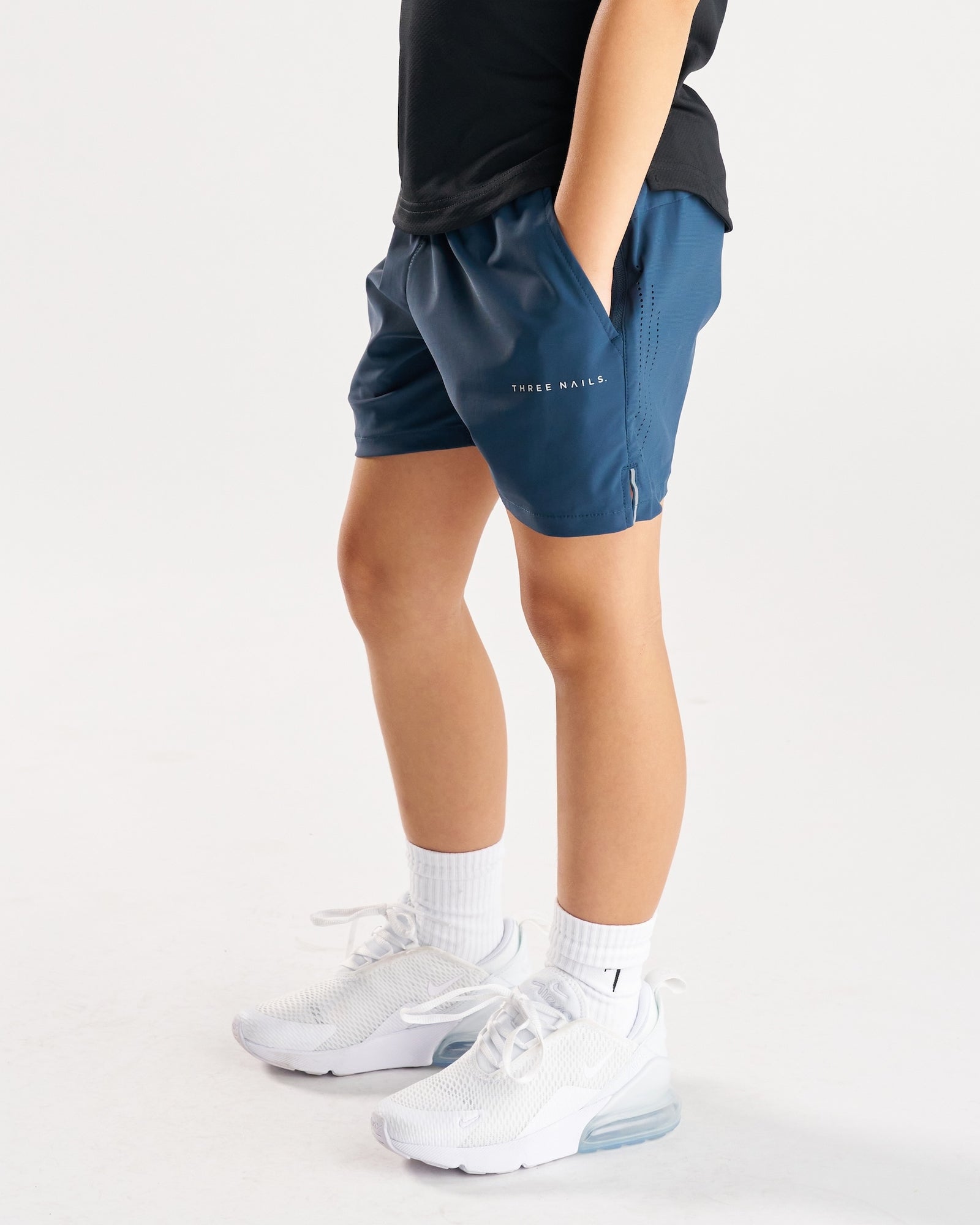 Youth Vapor-Lite™ Hybrid Short - Midnight Navy