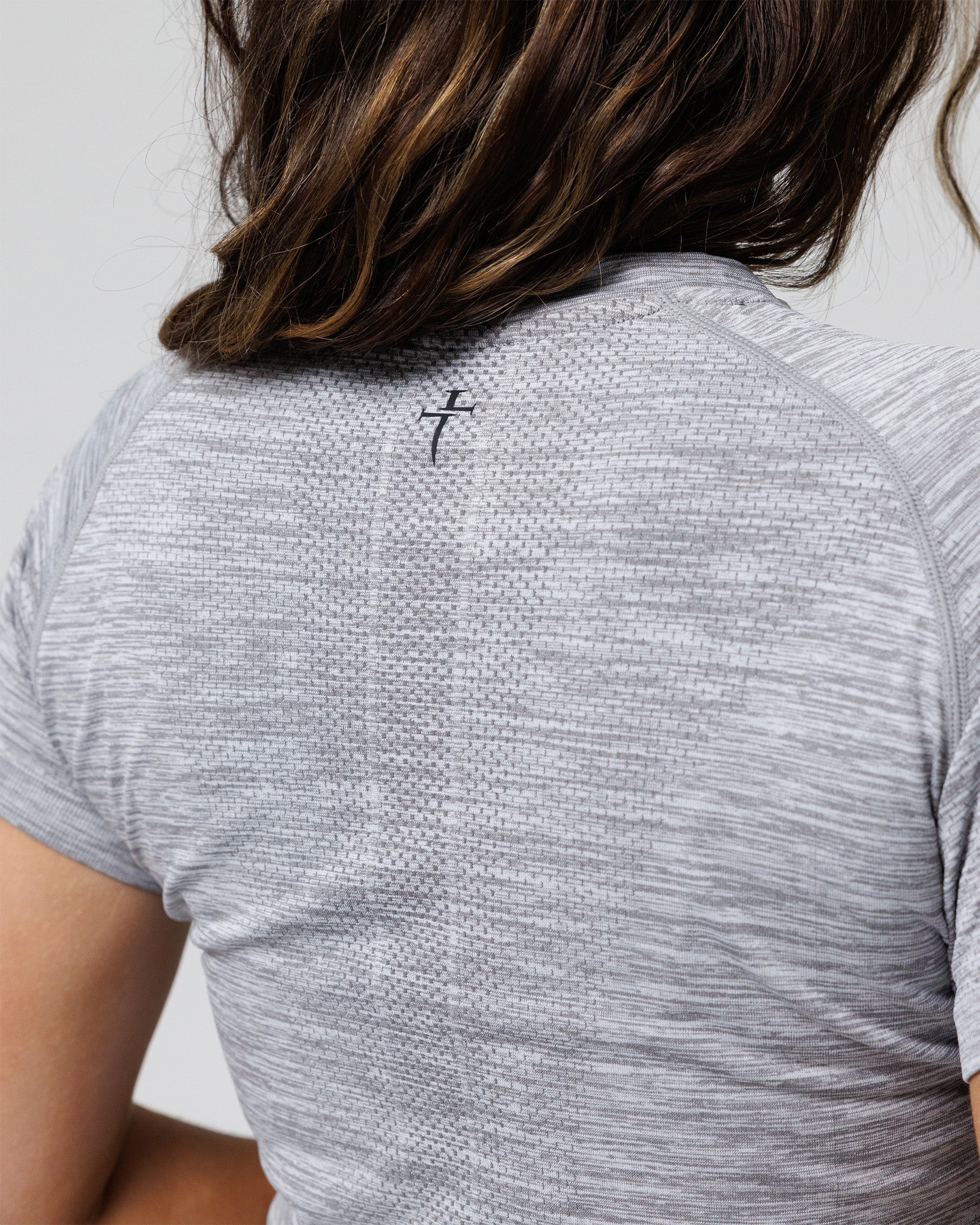 Women's Seamless Tee - Grey Marl