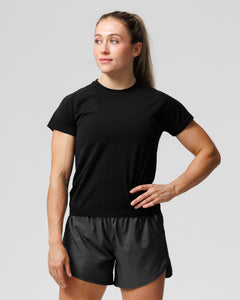 Women's Seamless Tee - Black